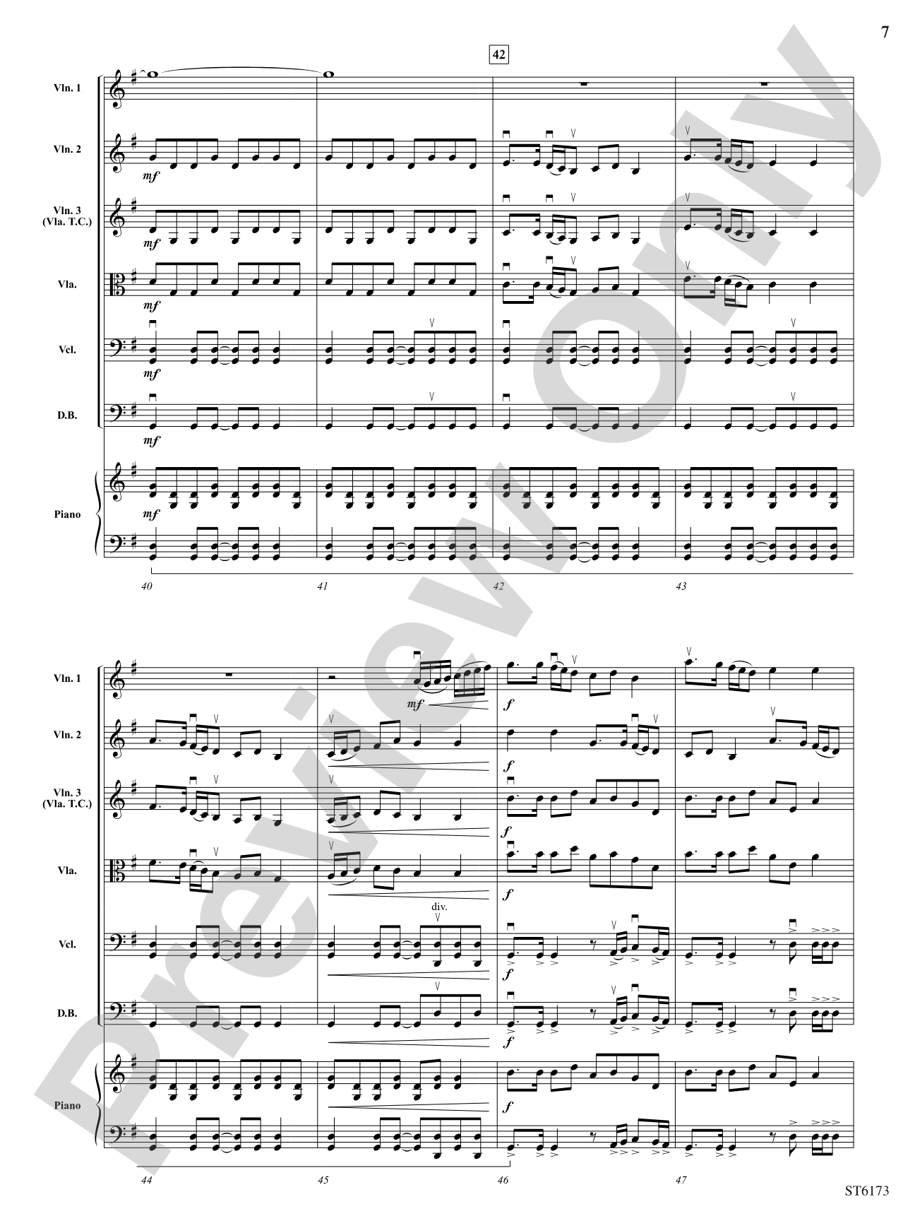 Ice Sculptures: String Orchestra Conductor Score & Parts