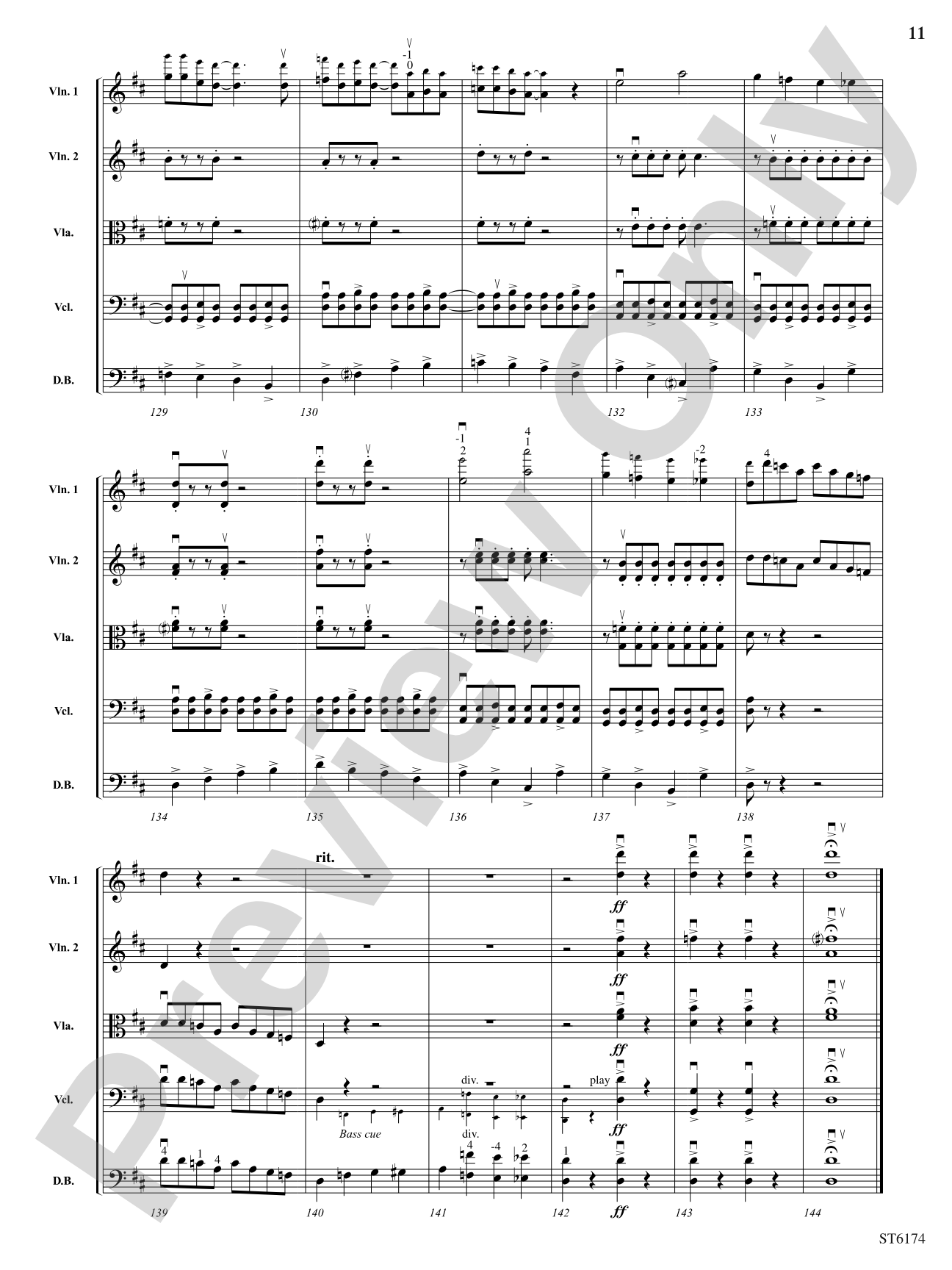 Basses Loaded: String Orchestra Conductor Score & Parts