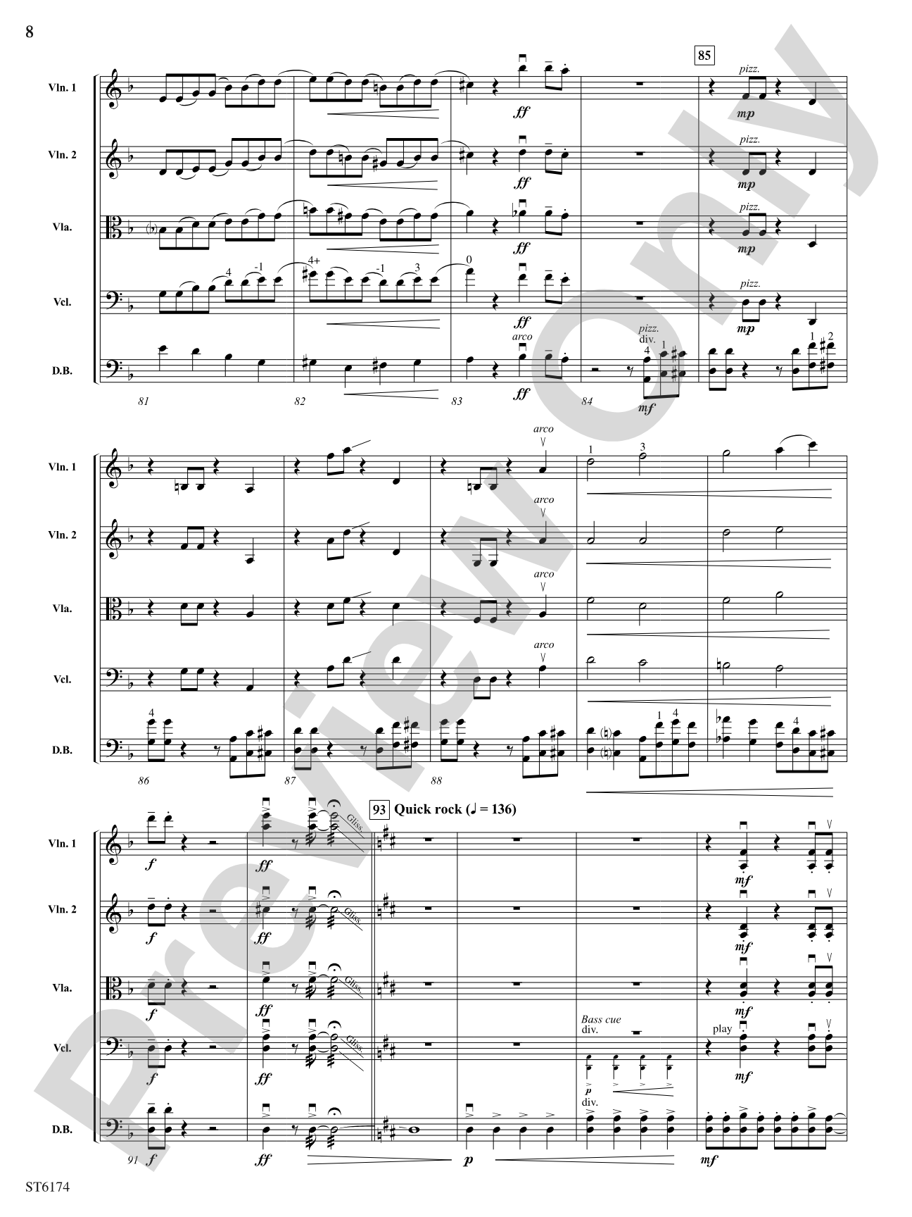 Basses Loaded: String Orchestra Conductor Score & Parts