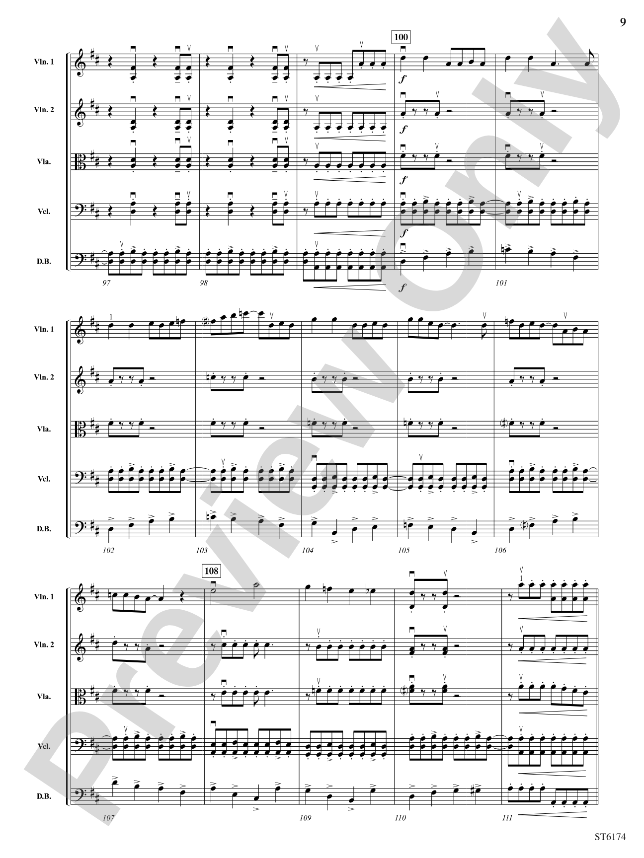 Basses Loaded: String Orchestra Conductor Score & Parts