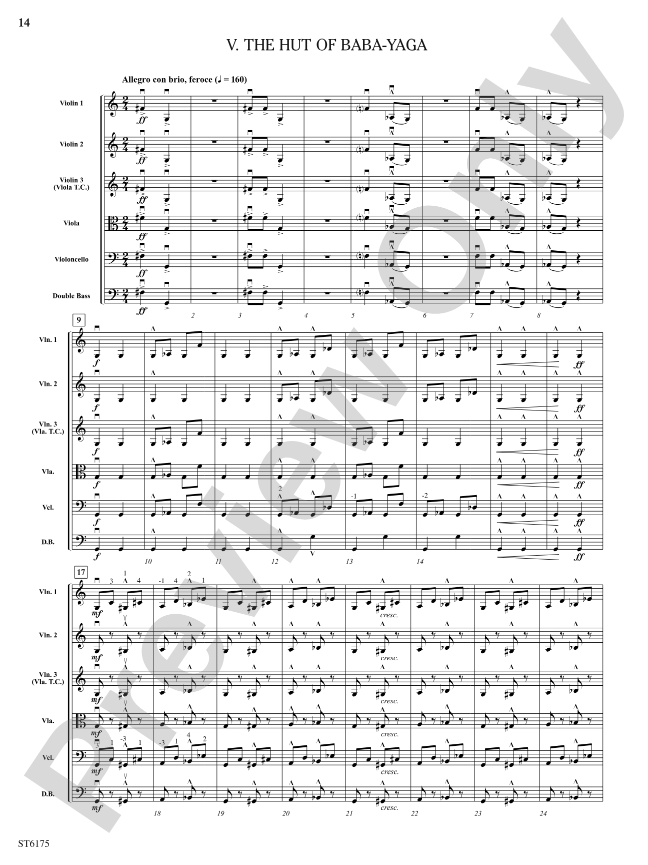 Pictures at an Exhibition: Score