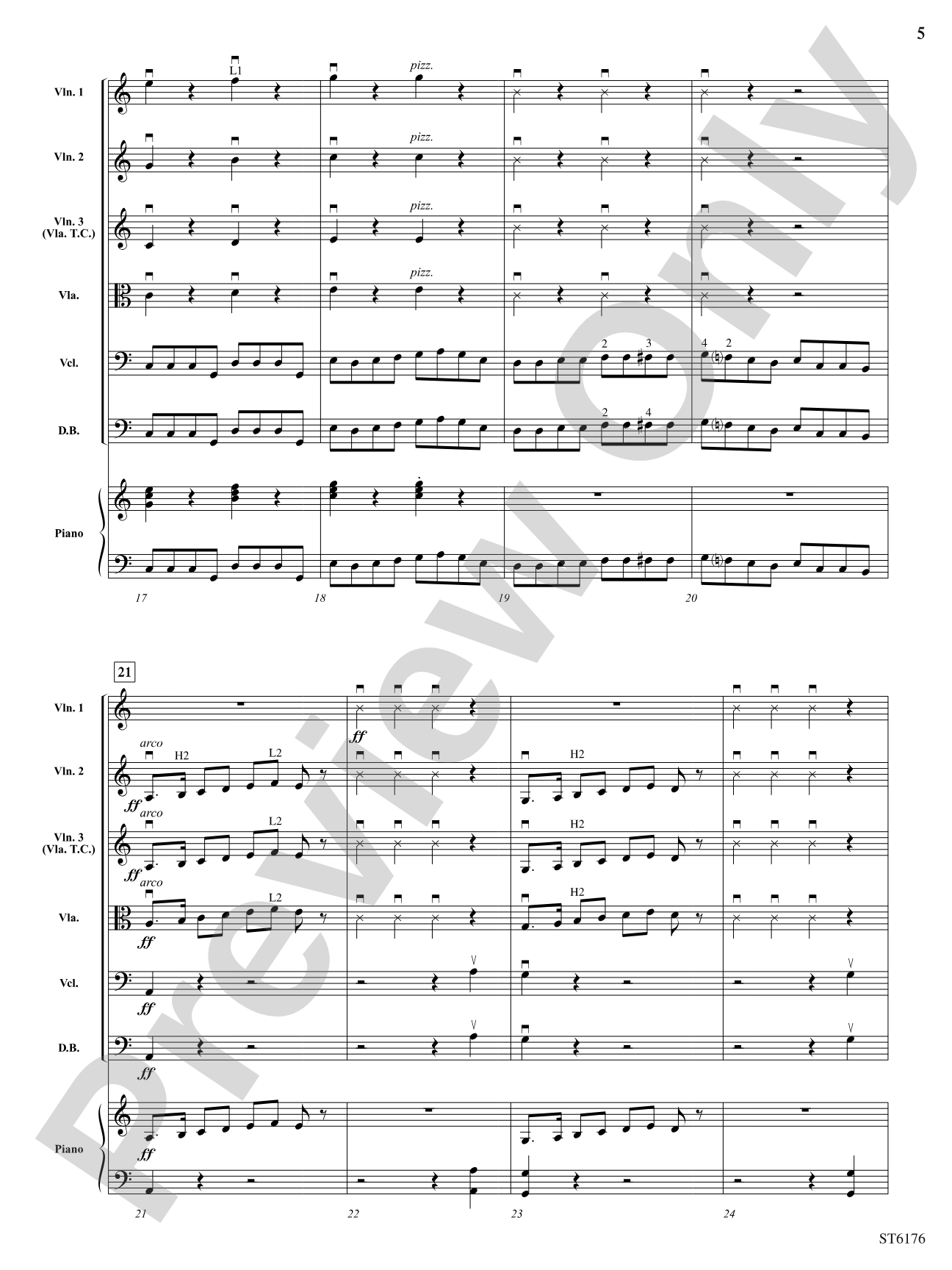 March of the Mouse Battalion: String Orchestra Conductor Score & Parts