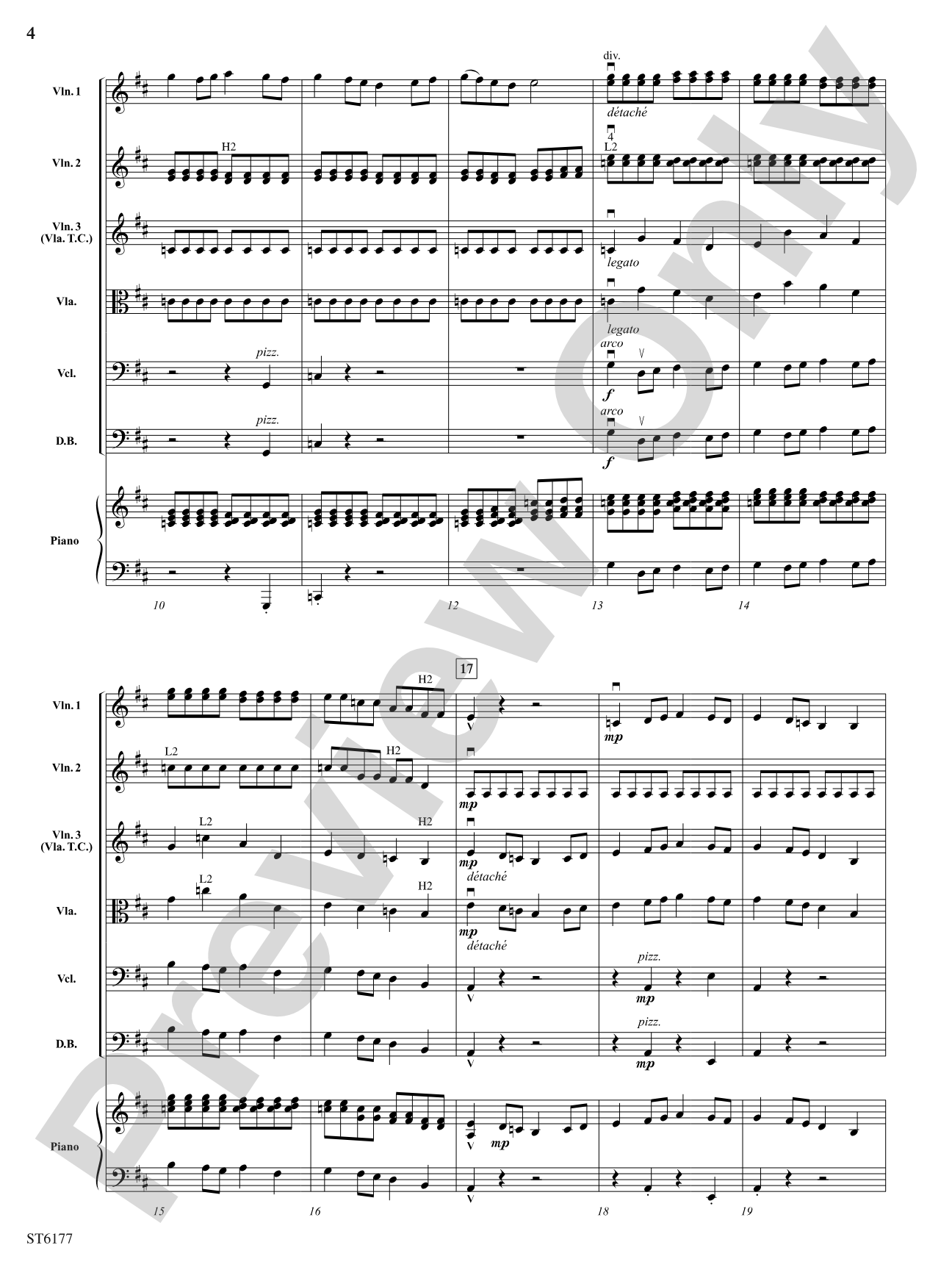 Wood Splitter Fanfare: String Orchestra Conductor Score & Parts
