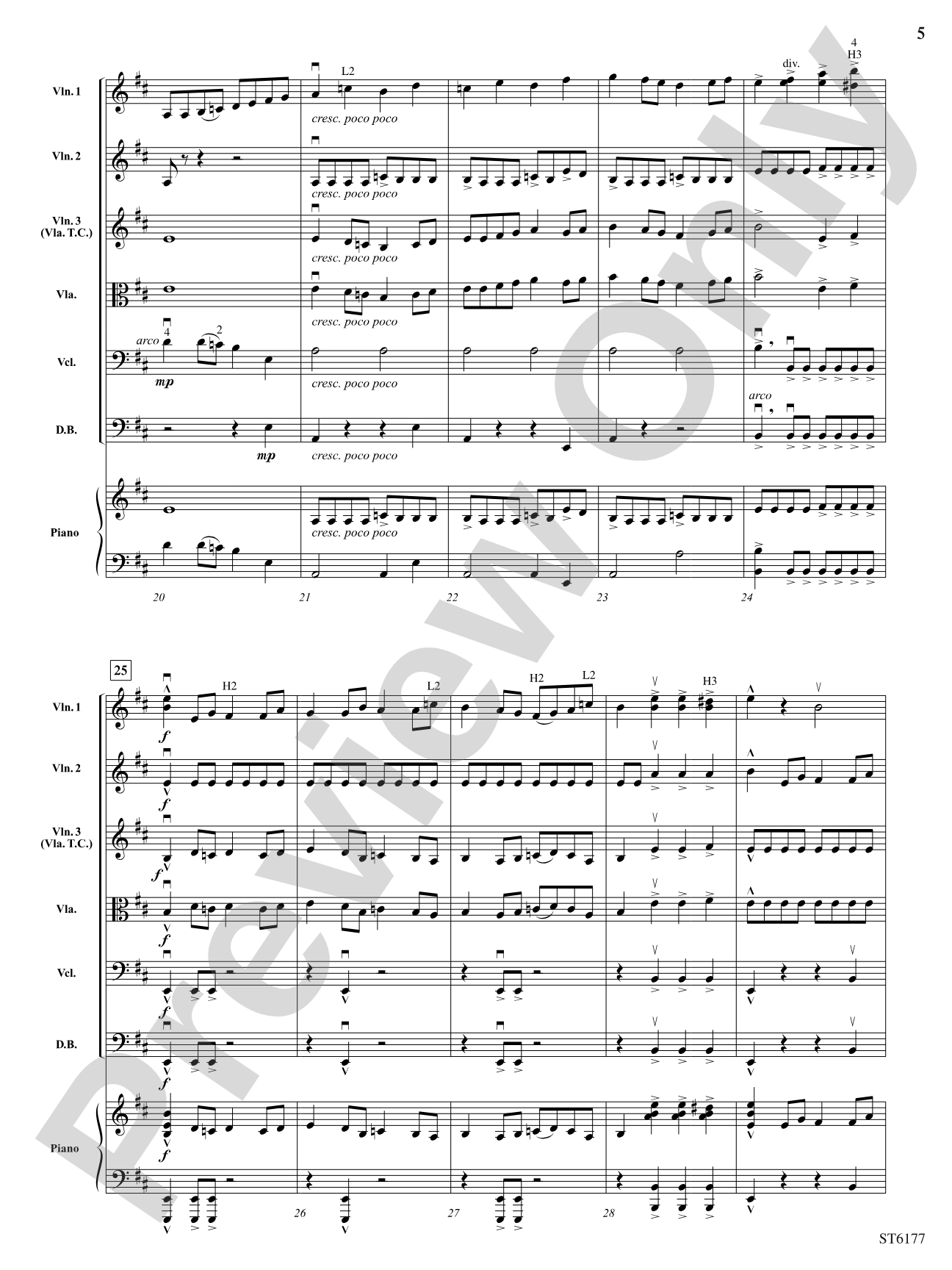 Wood Splitter Fanfare: String Orchestra Conductor Score & Parts