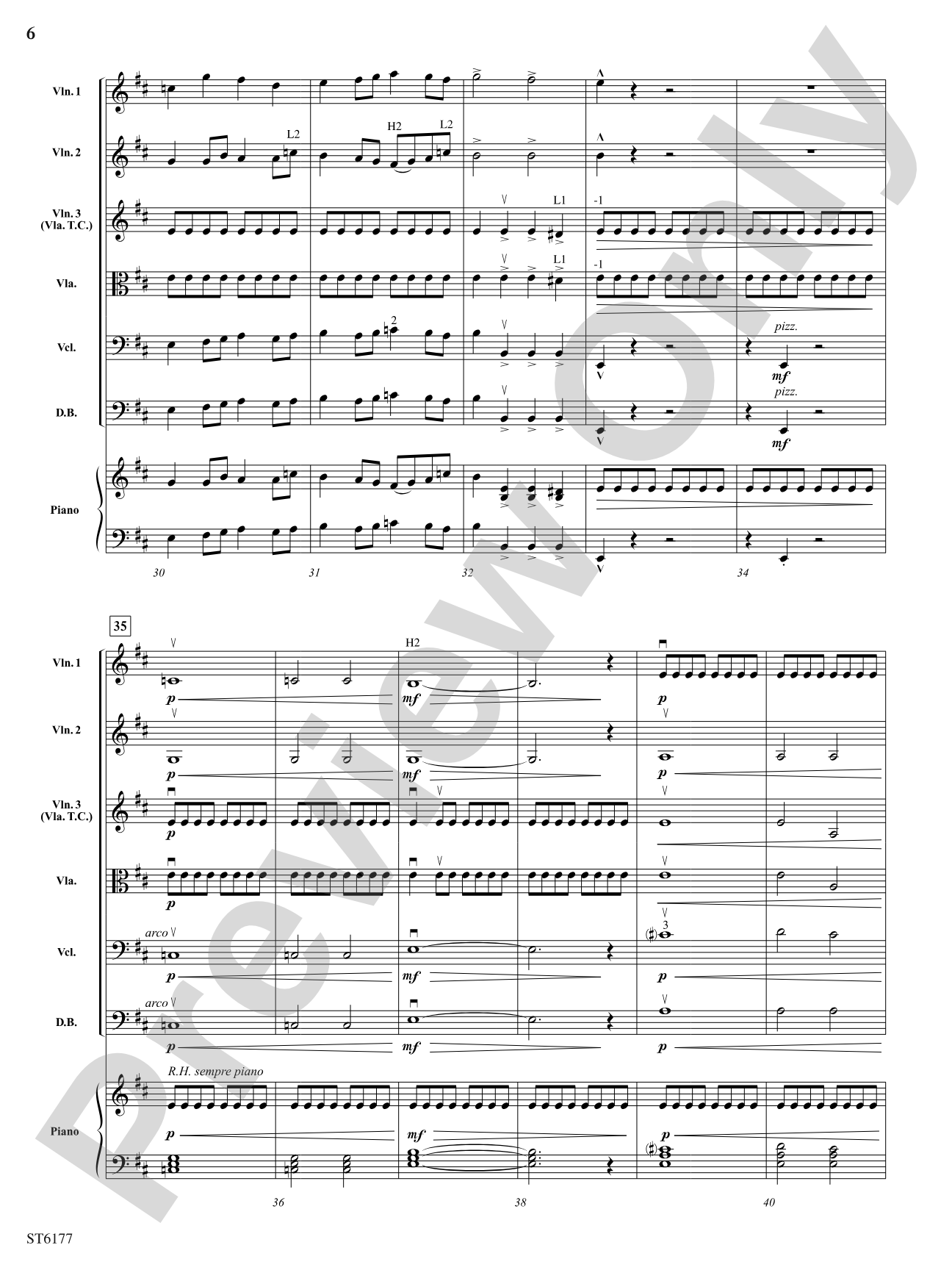 Wood Splitter Fanfare: String Orchestra Conductor Score & Parts