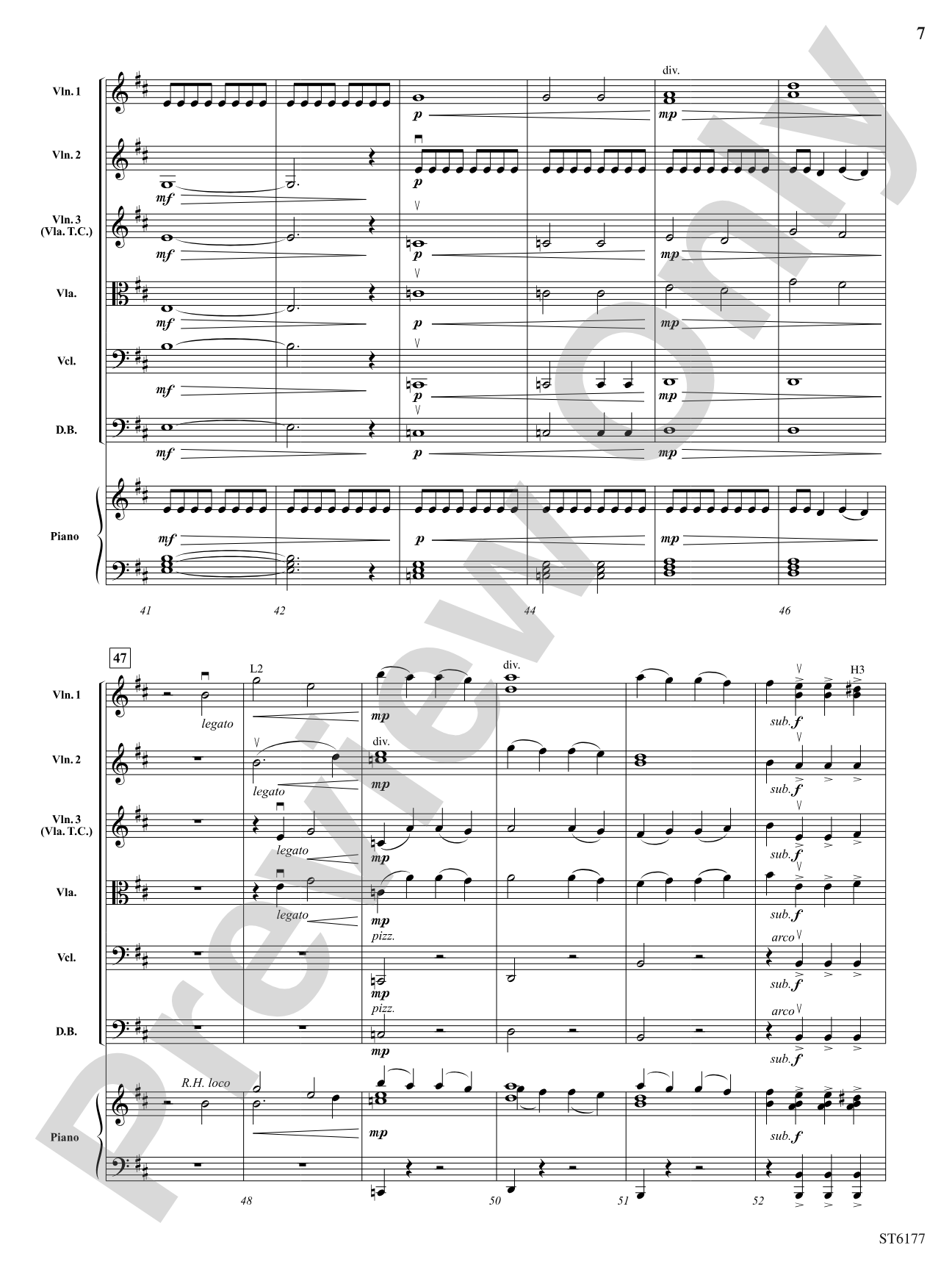 Wood Splitter Fanfare: String Orchestra Conductor Score & Parts