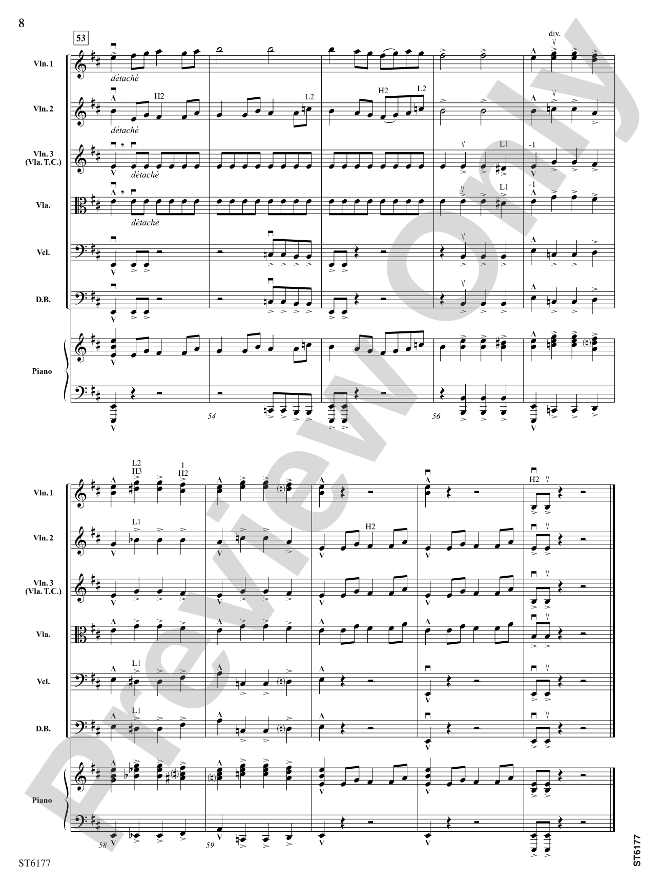 Wood Splitter Fanfare: String Orchestra Conductor Score & Parts