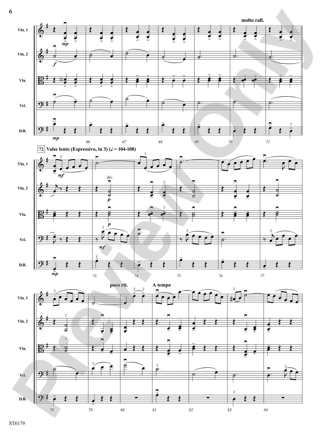 Themes from The Merry Widow: String Orchestra Conductor Score & Parts