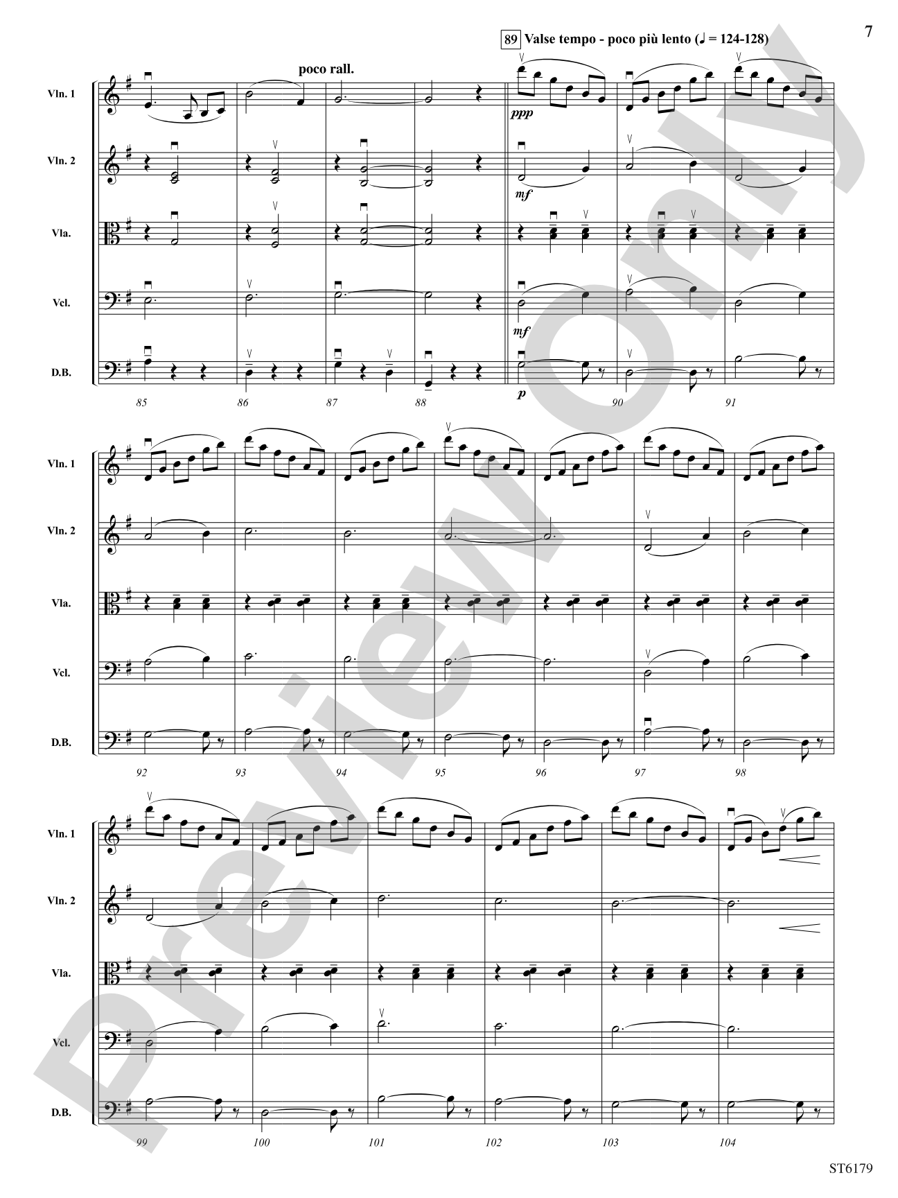 Themes from The Merry Widow: String Orchestra Conductor Score & Parts
