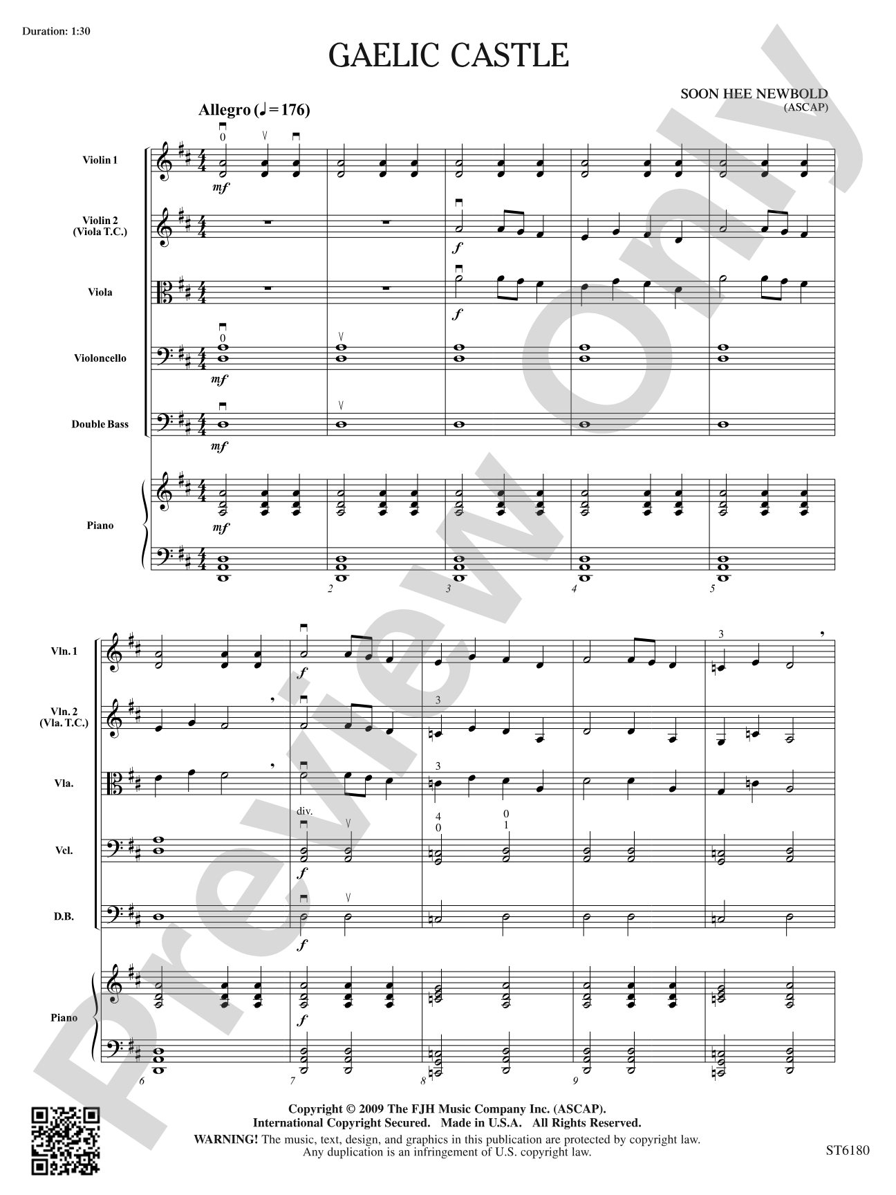 Gaelic Castle: Score