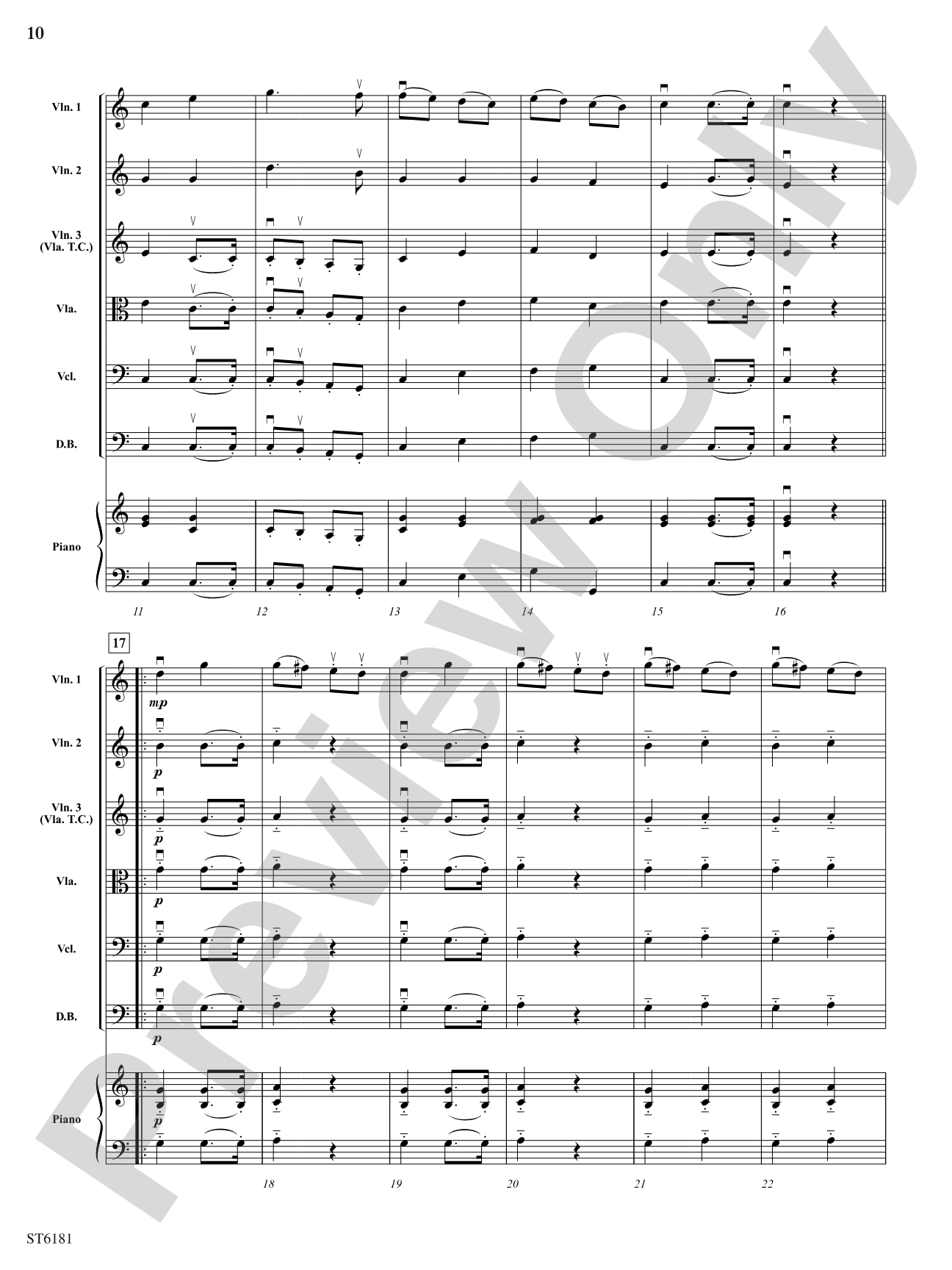 Little Suite for Strings: String Orchestra Conductor Score & Parts