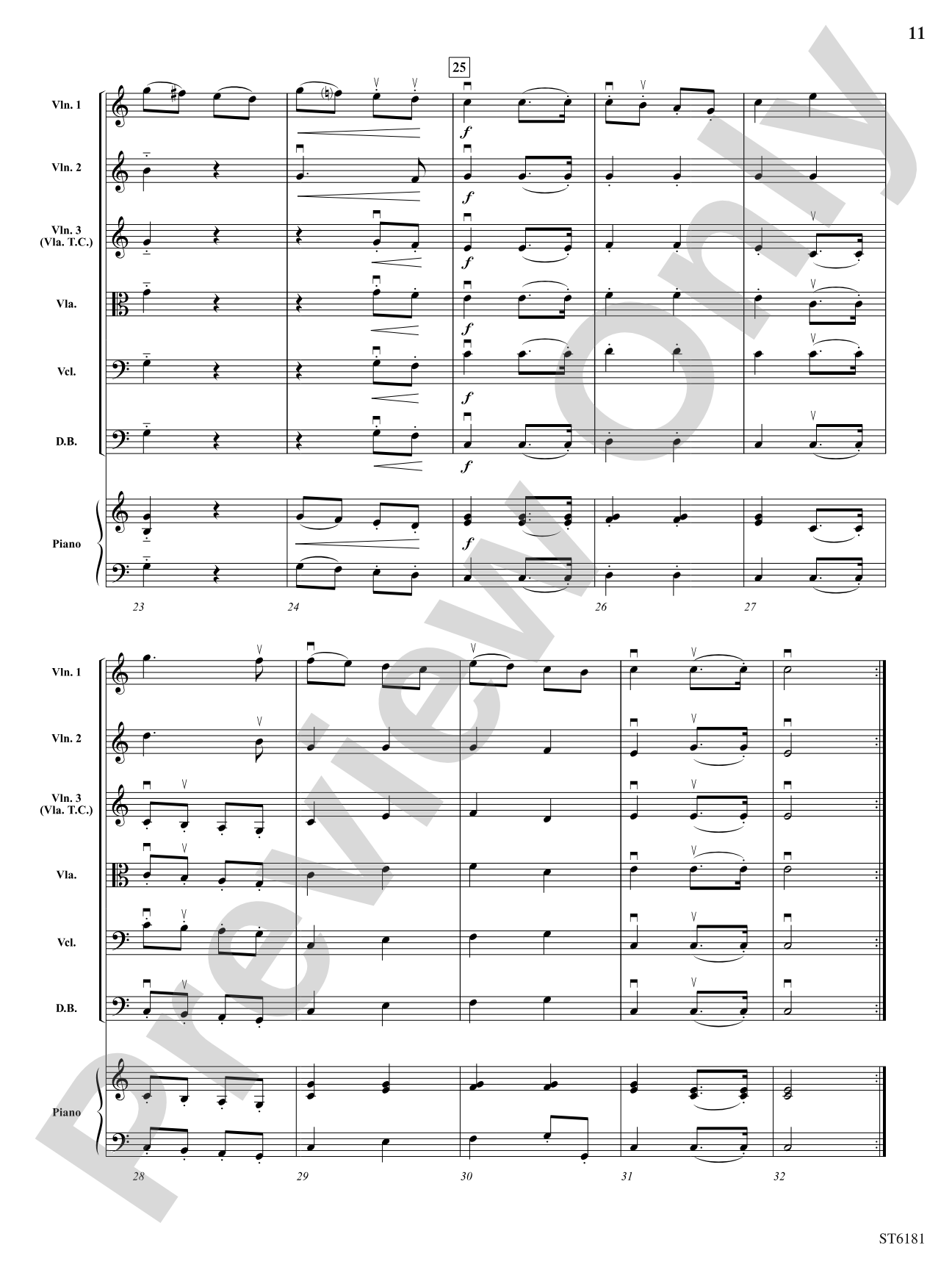 Little Suite for Strings: String Orchestra Conductor Score & Parts