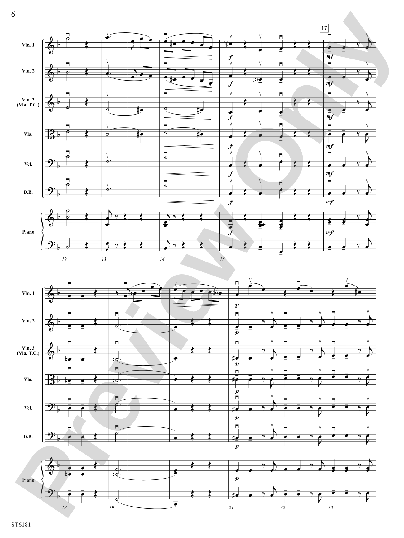 Little Suite for Strings: String Orchestra Conductor Score & Parts
