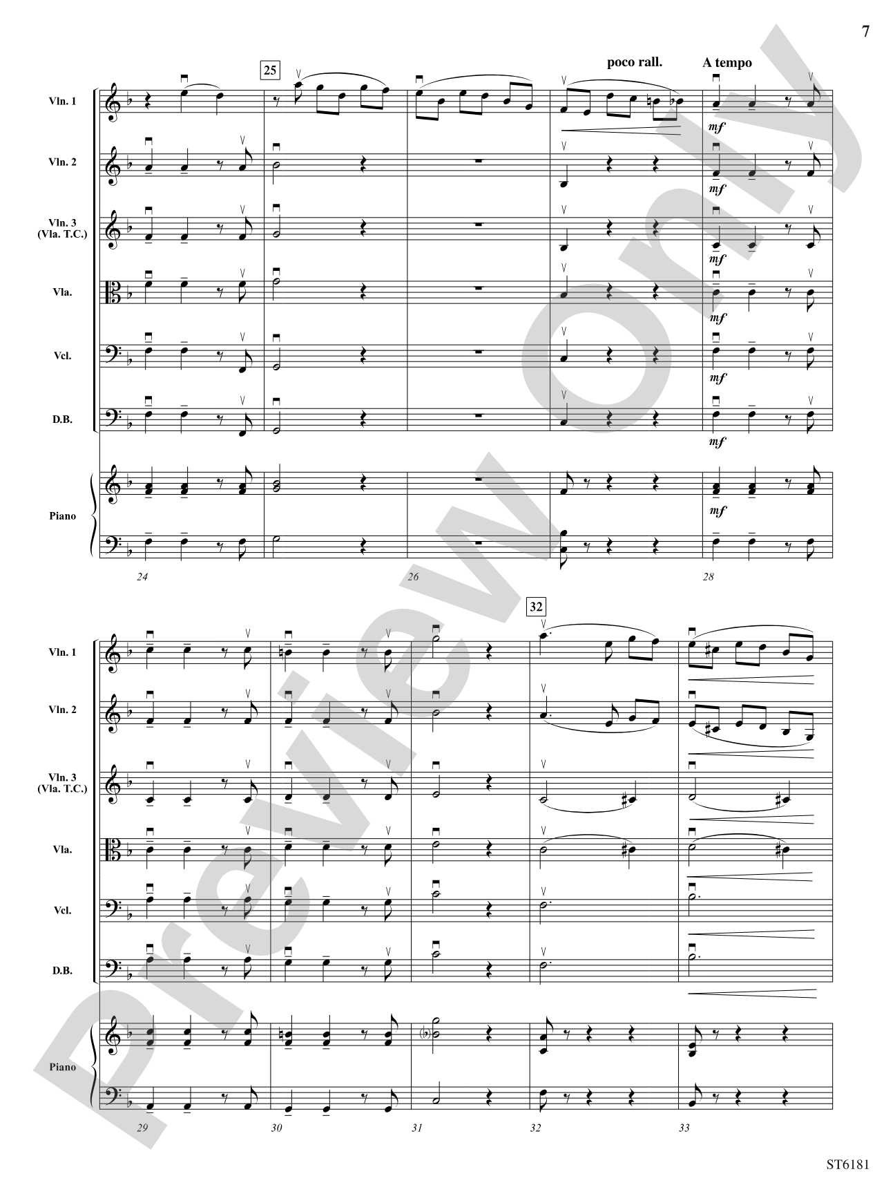 Little Suite for Strings: String Orchestra Conductor Score & Parts