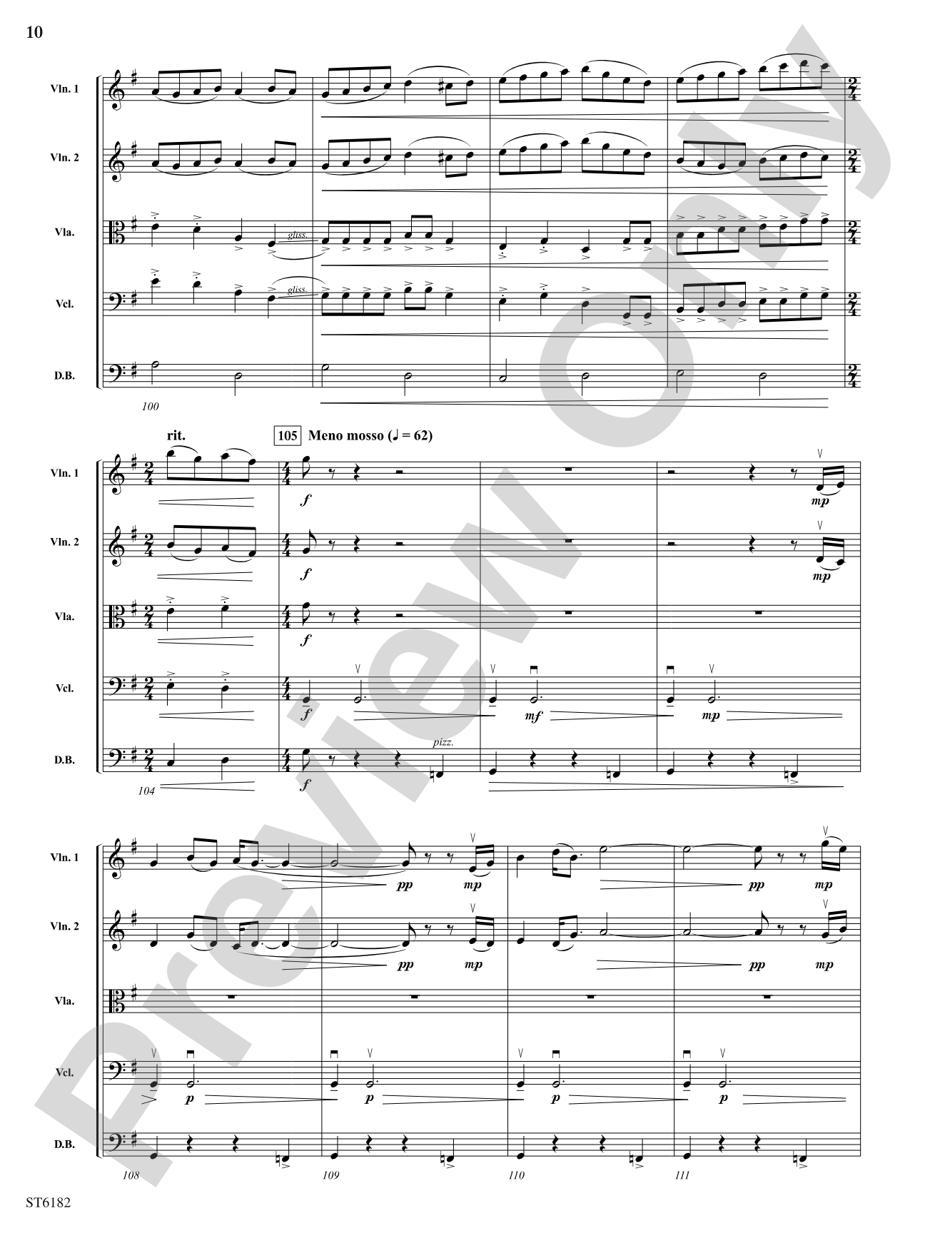Carson Valley Rhapsody: String Orchestra Conductor Score & Parts