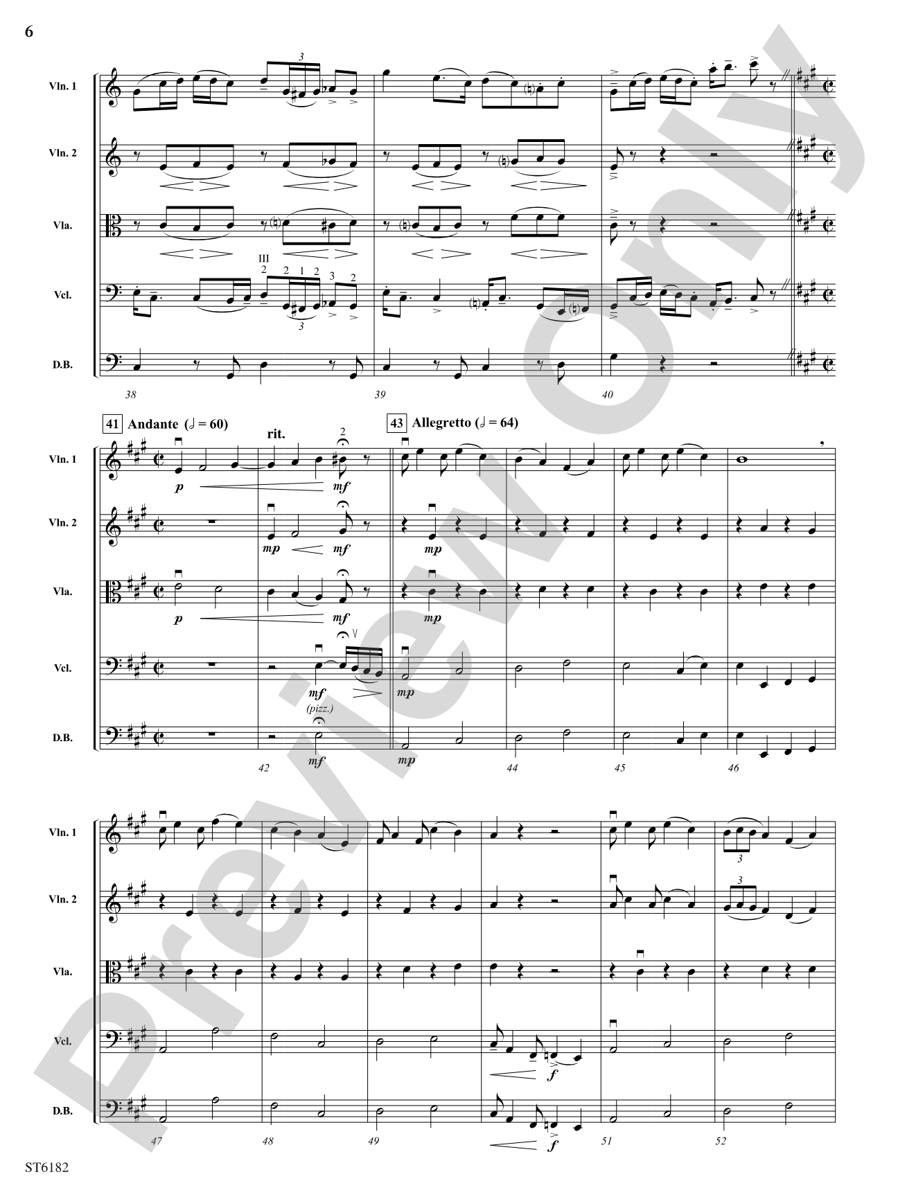 Carson Valley Rhapsody: String Orchestra Conductor Score & Parts