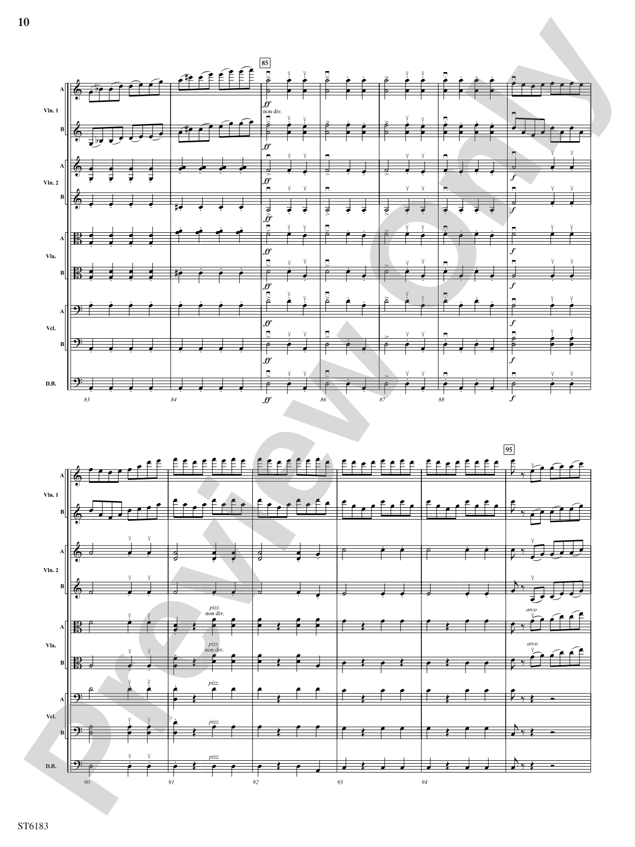 Russian Easter Overture: String Orchestra Conductor Score & Parts