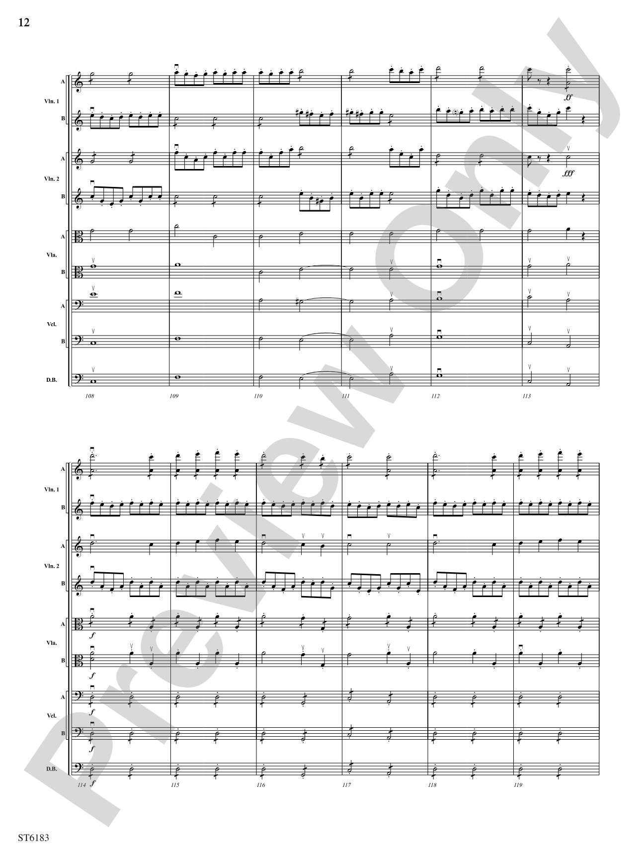 Russian Easter Overture: String Orchestra Conductor Score & Parts