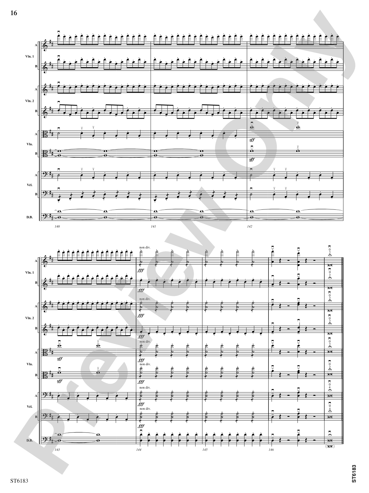 Russian Easter Overture: String Orchestra Conductor Score & Parts