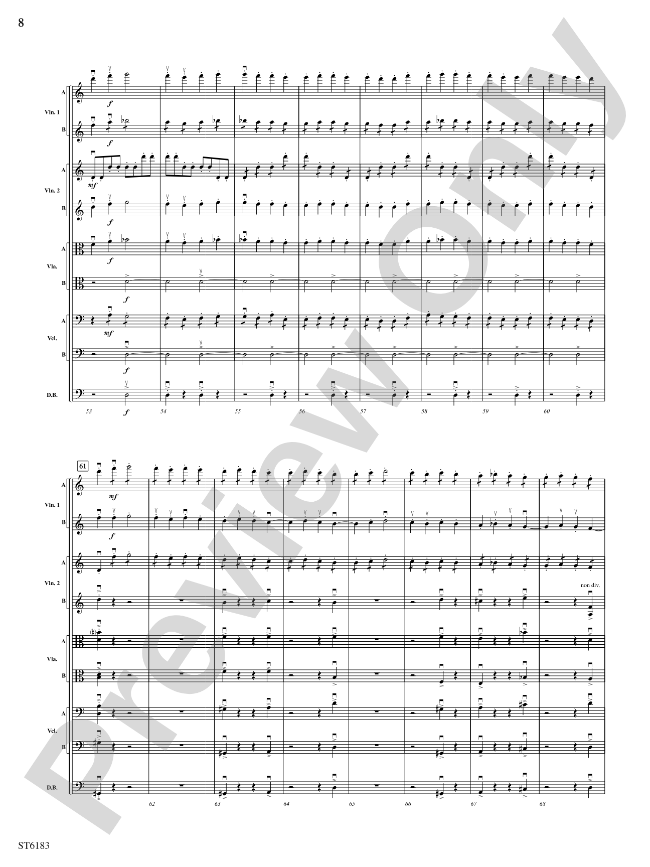 Russian Easter Overture: String Orchestra Conductor Score & Parts