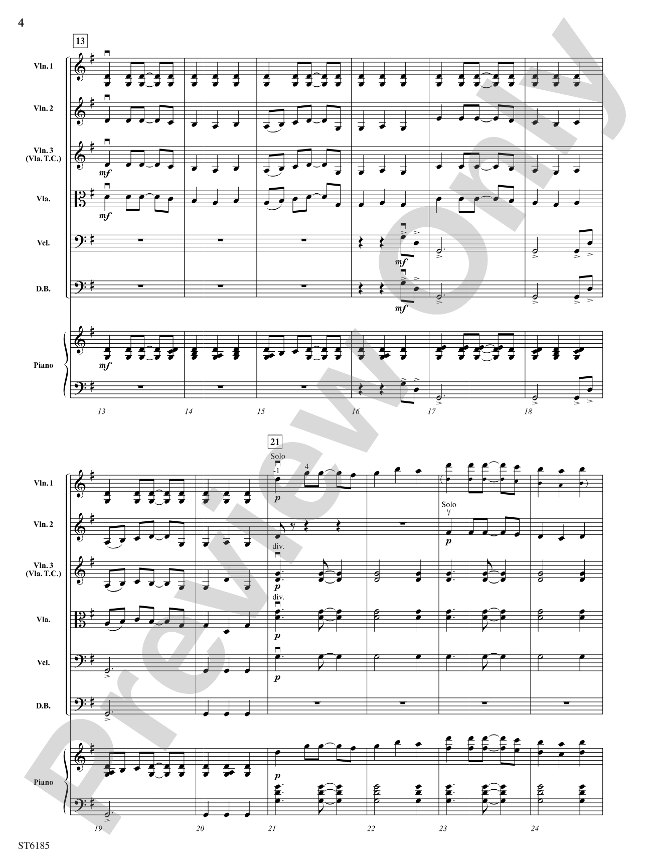 Rhythmic Snapshots of Christmas: String Orchestra Conductor Score & Parts
