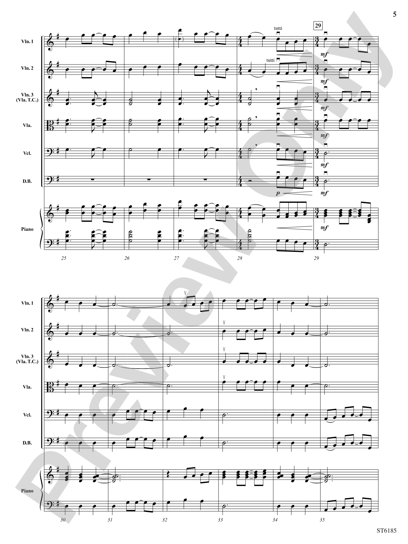 Rhythmic Snapshots of Christmas: String Orchestra Conductor Score & Parts