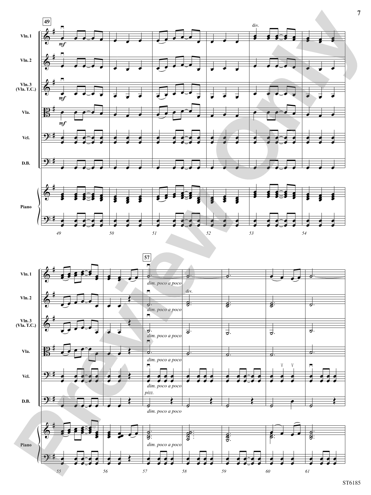 Rhythmic Snapshots of Christmas: String Orchestra Conductor Score & Parts