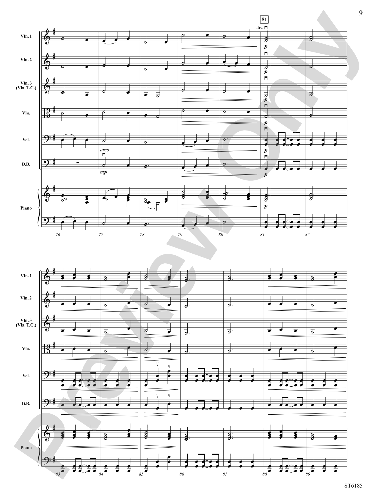 Rhythmic Snapshots of Christmas: String Orchestra Conductor Score & Parts