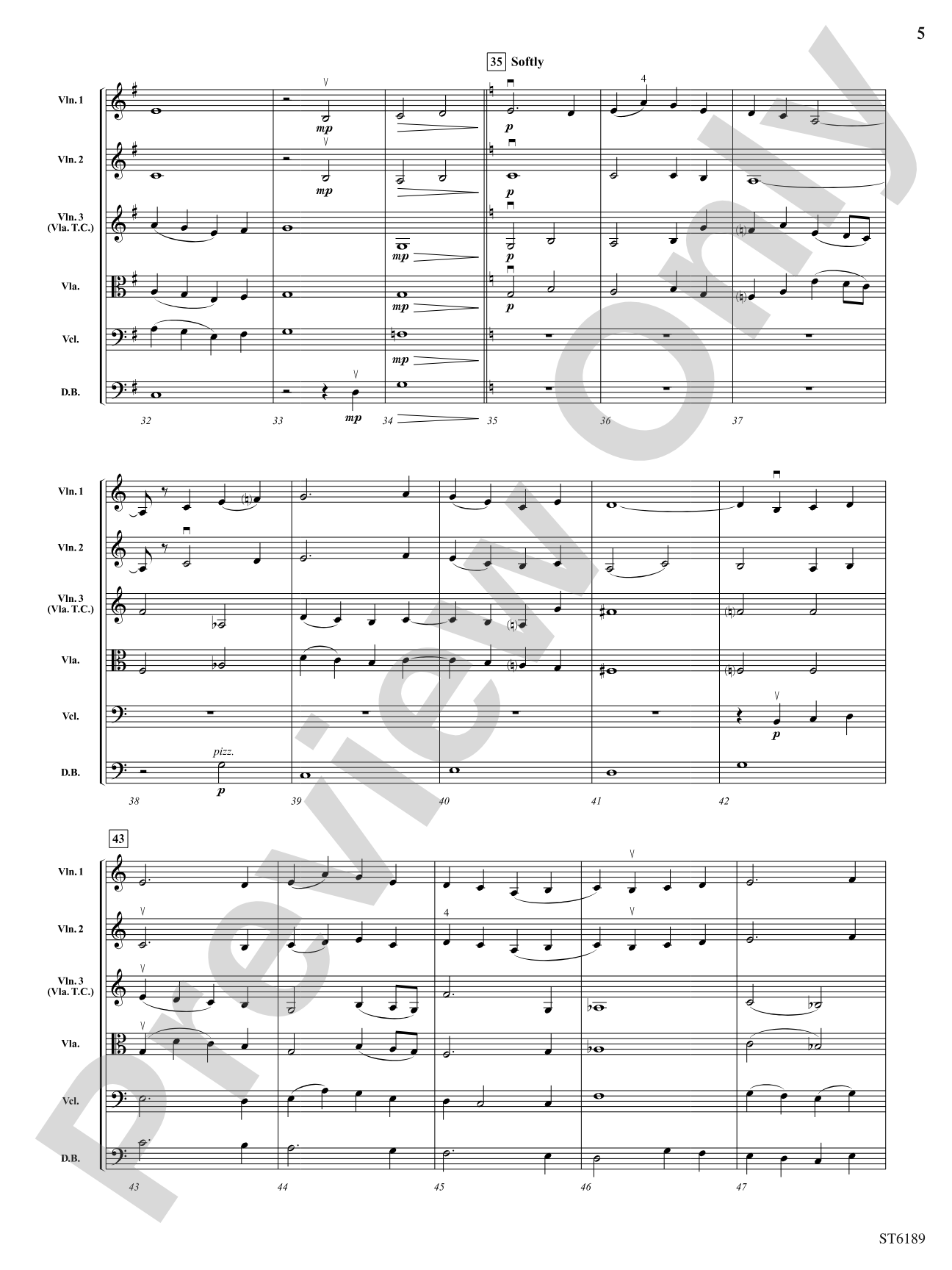 Danny Boy: String Orchestra Conductor Score & Parts