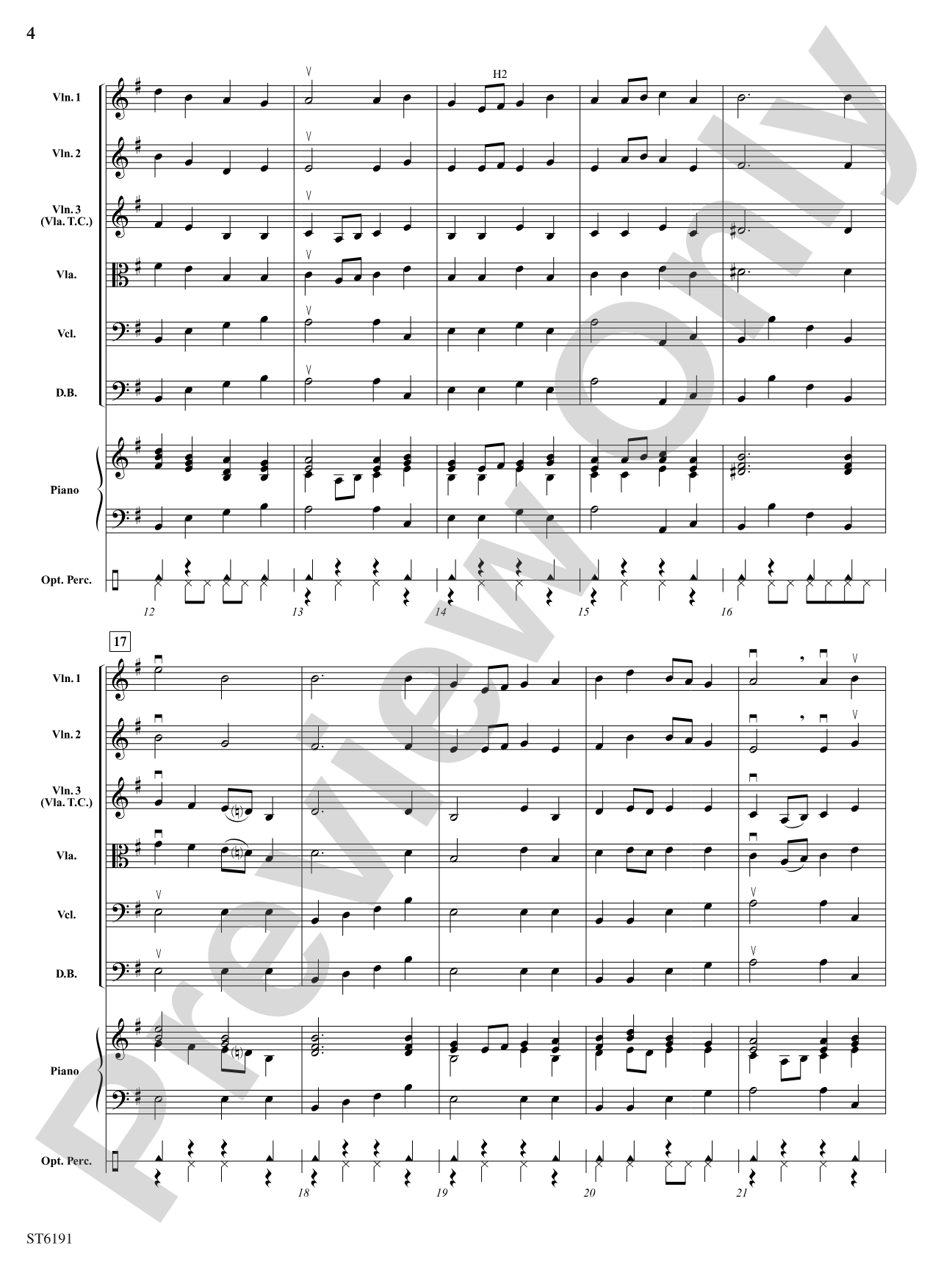 Bran Castle: String Orchestra Conductor Score & Parts