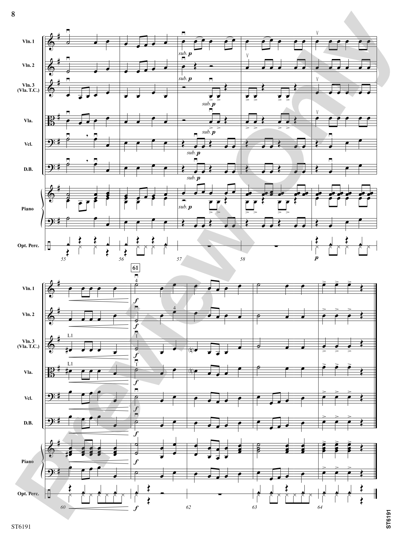 Bran Castle: String Orchestra Conductor Score & Parts