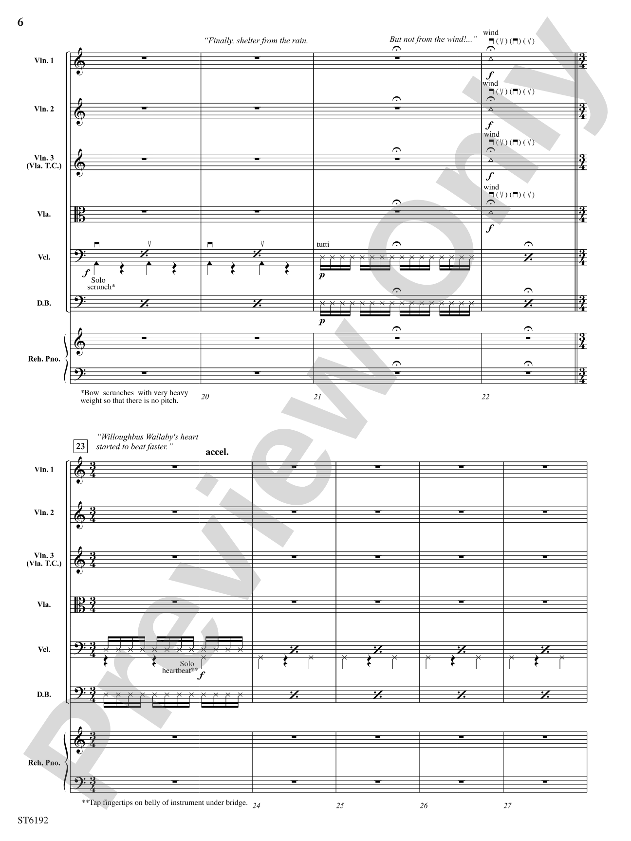 House of Untold Horrors (for Narration and String Orchestra): String Orchestra Conductor Score & Parts