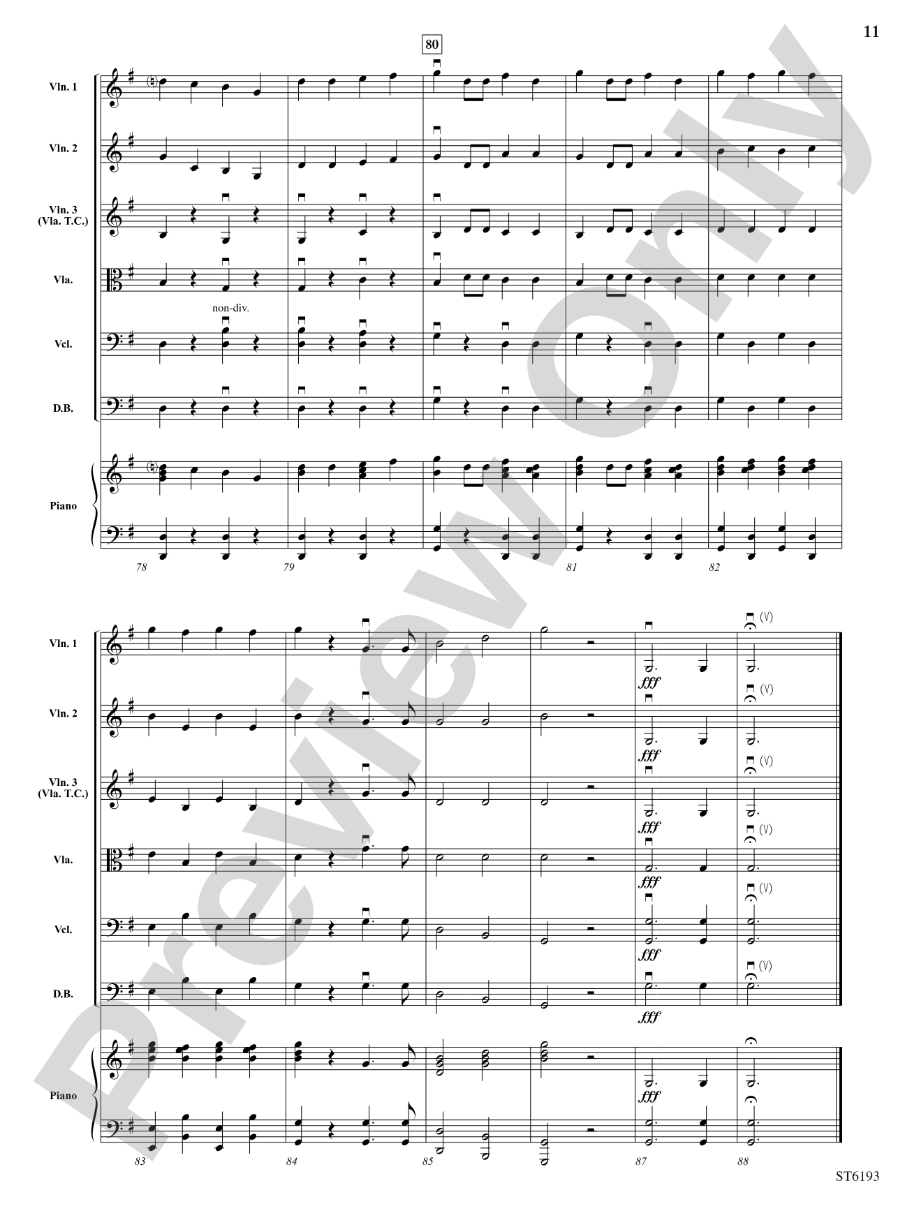 1812 Overture: Score