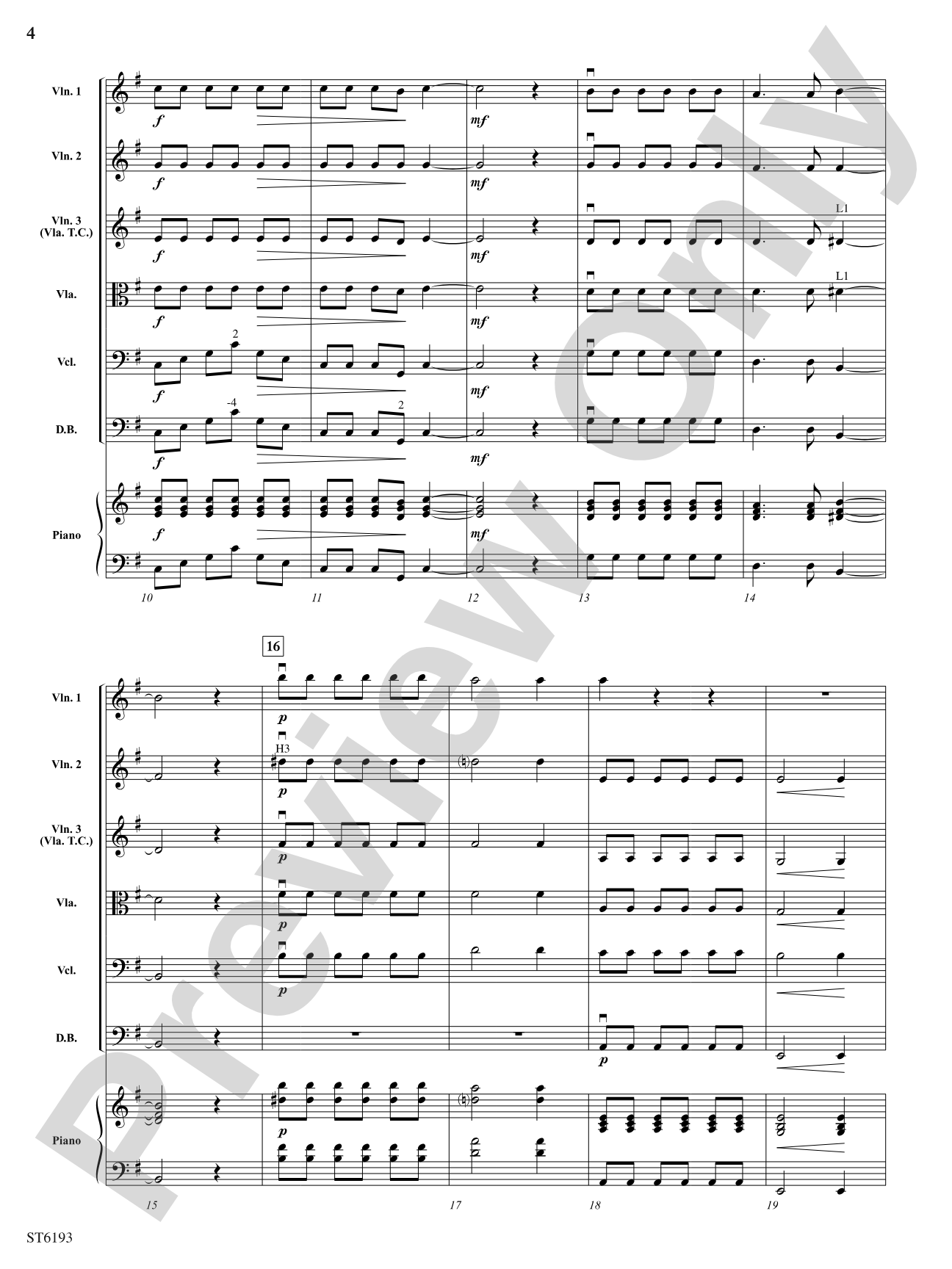 1812 Overture: Score