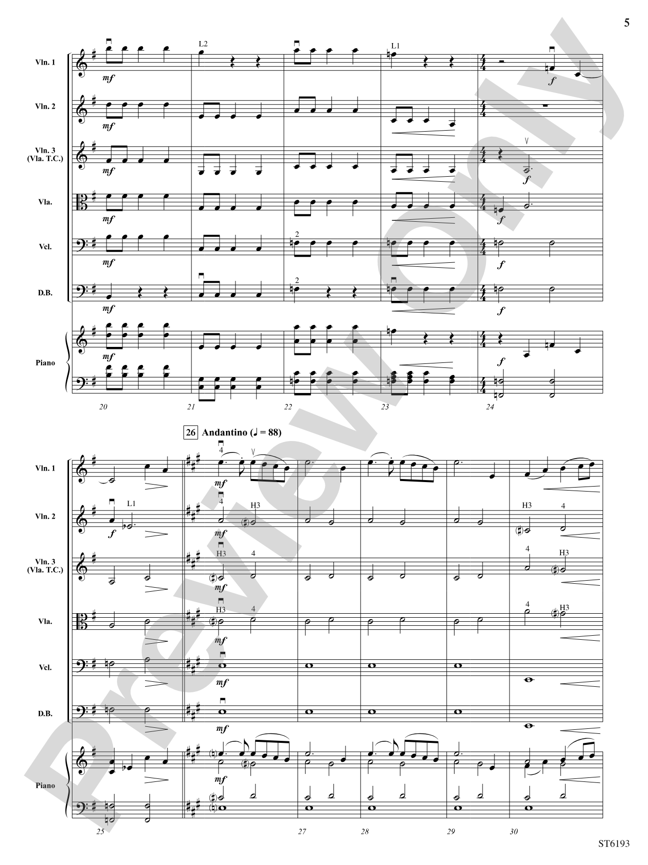 1812 Overture: Score