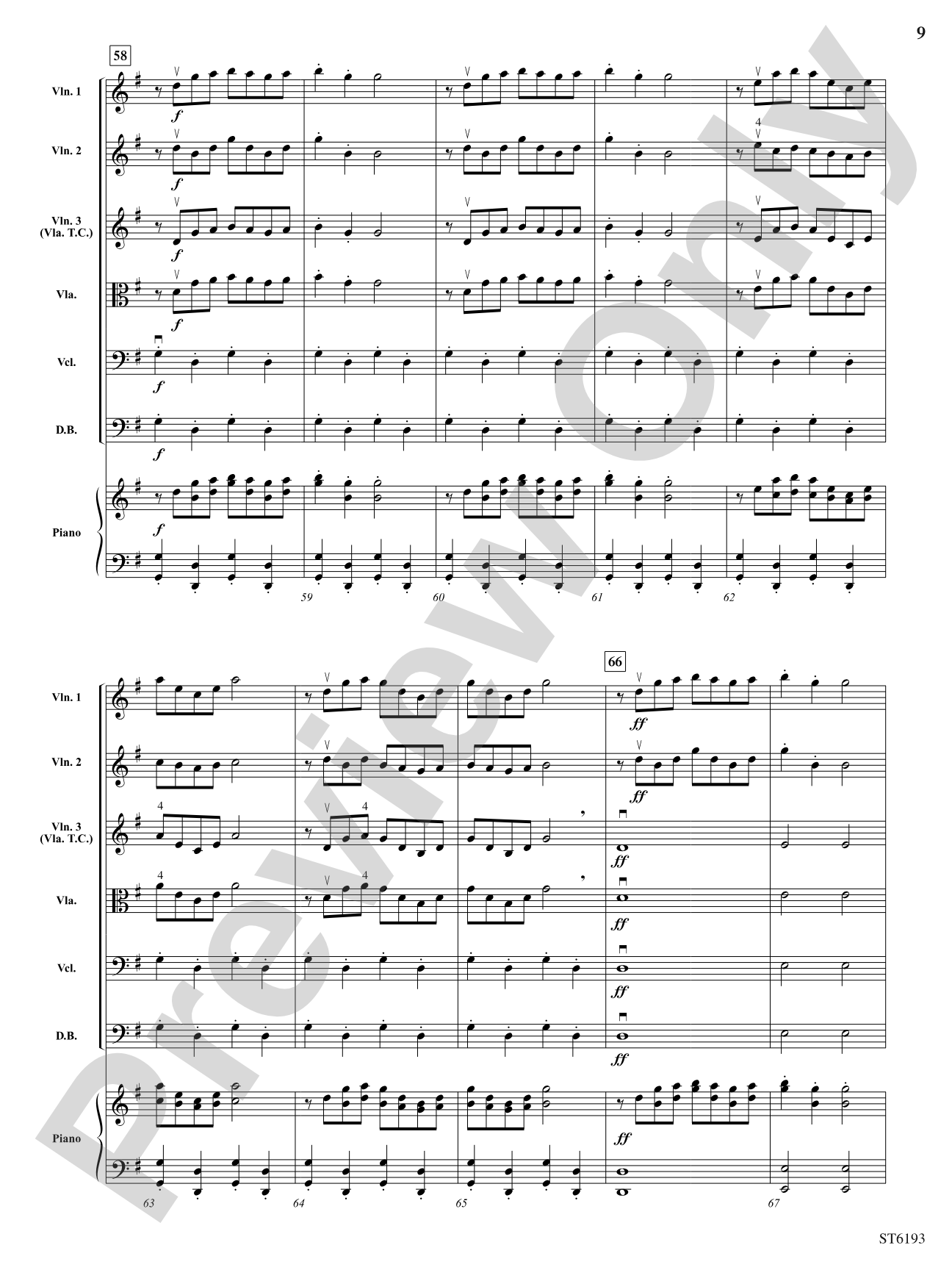 1812 Overture: Score