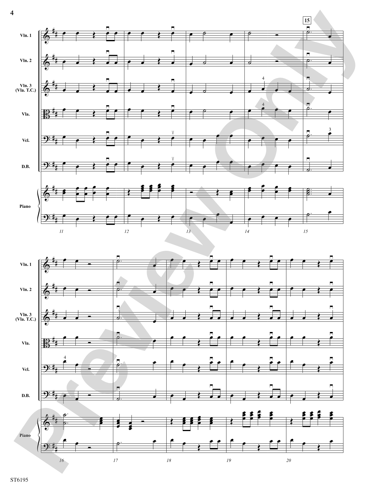 Hallelujah Chorus from Messiah: String Orchestra Conductor Score & Parts