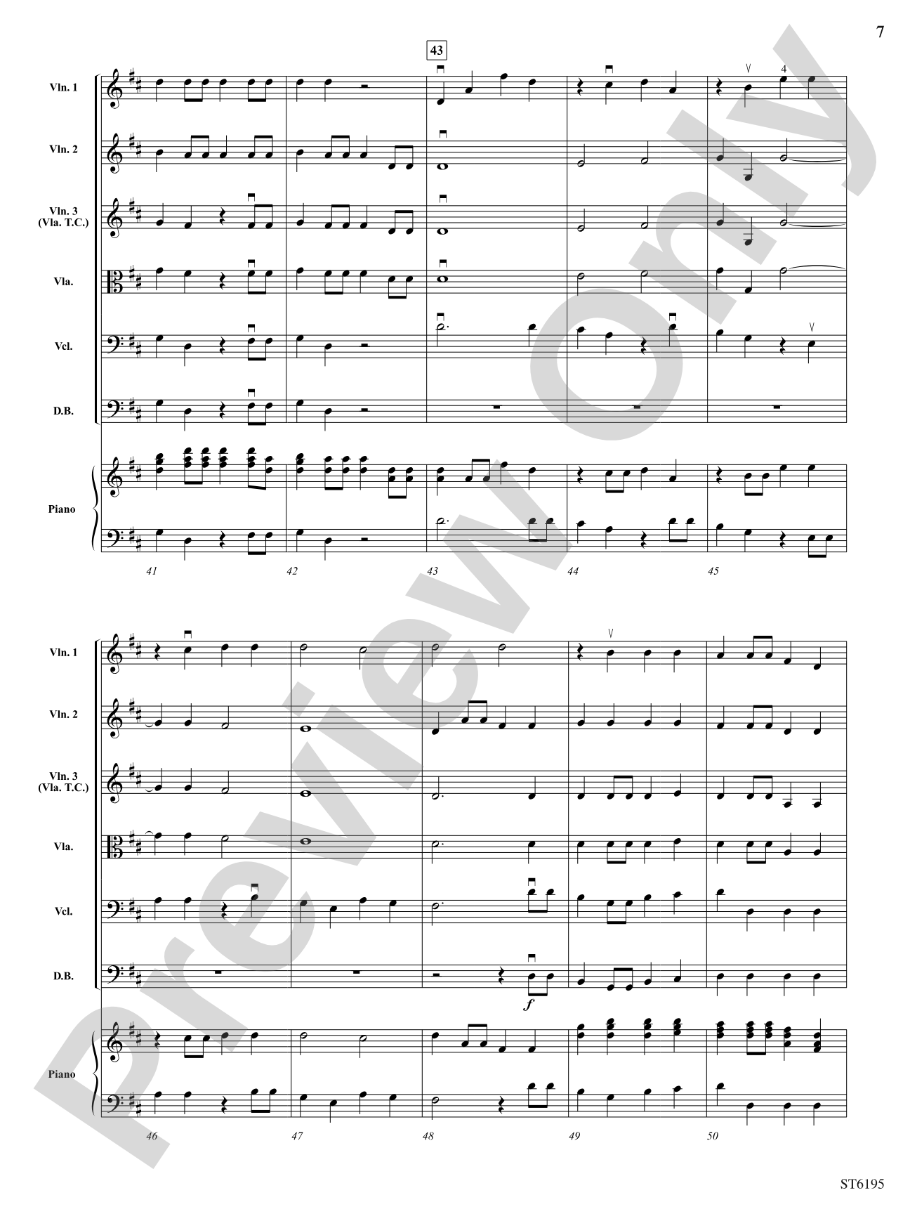 Hallelujah Chorus from Messiah: String Orchestra Conductor Score & Parts