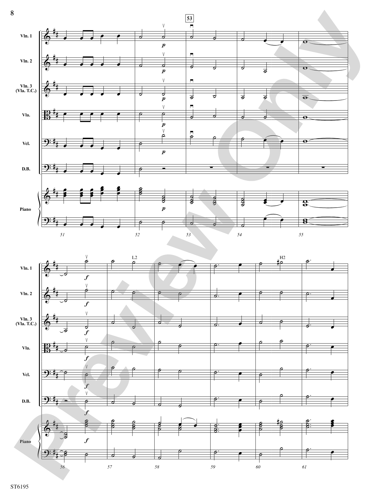 Hallelujah Chorus from Messiah: String Orchestra Conductor Score & Parts