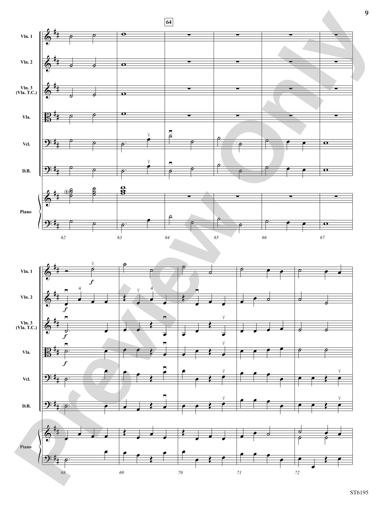 Hallelujah Chorus from Messiah: String Orchestra Conductor Score & Parts