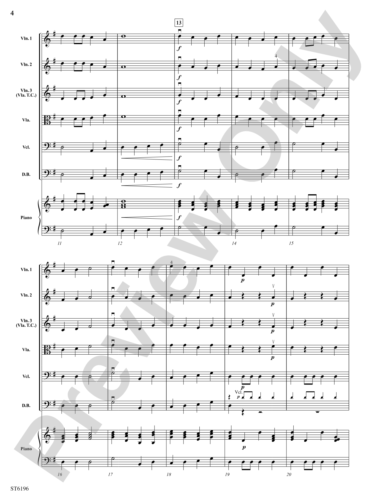Merry-Go-Round: String Orchestra Conductor Score & Parts