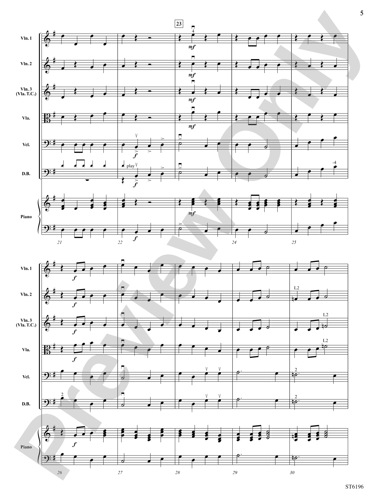 Merry-Go-Round: String Orchestra Conductor Score & Parts