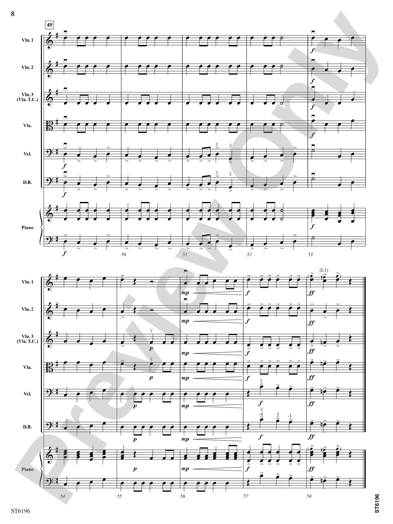 Merry-Go-Round: String Orchestra Conductor Score & Parts