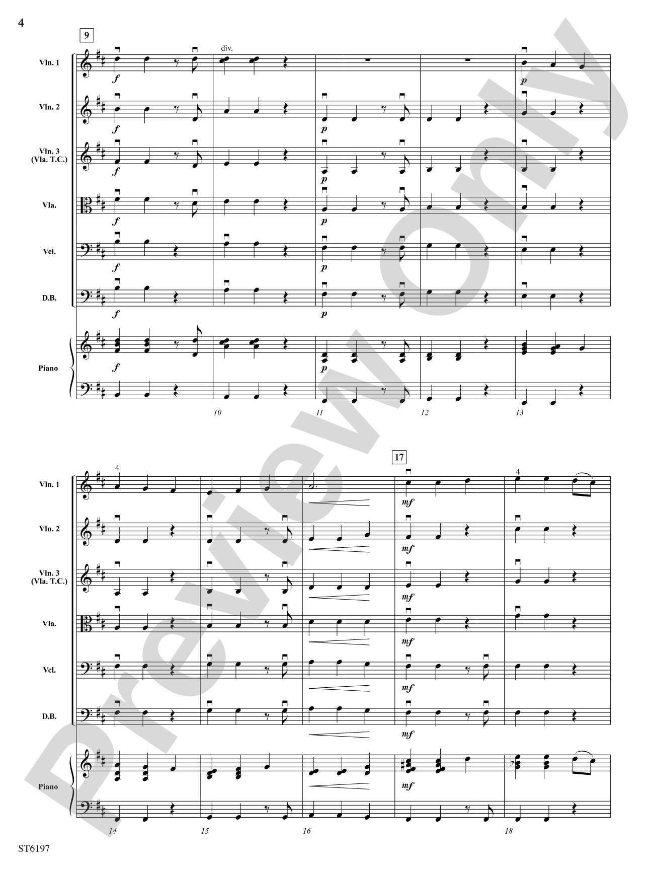 Prelude and Fugue: String Orchestra Conductor Score & Parts