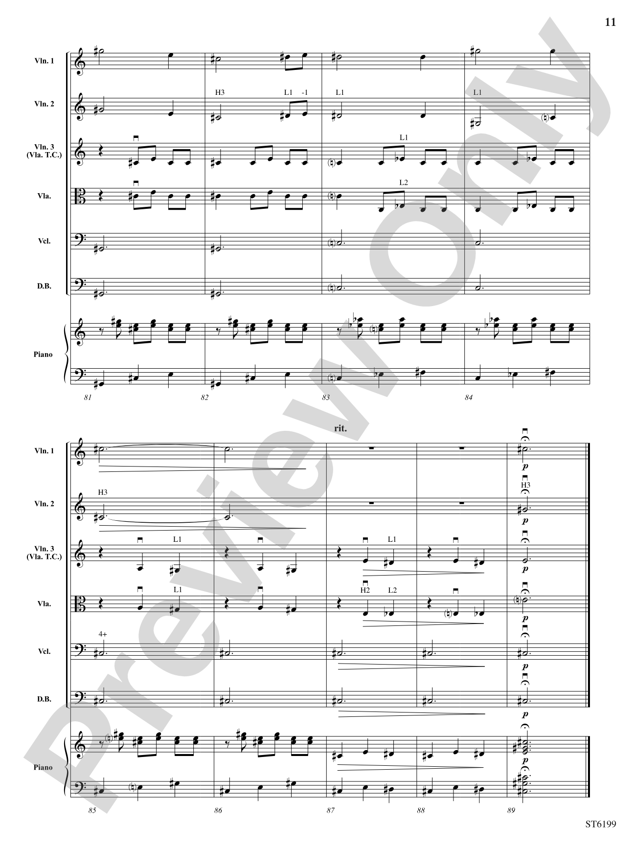The Haunted Carousel: String Orchestra Conductor Score & Parts
