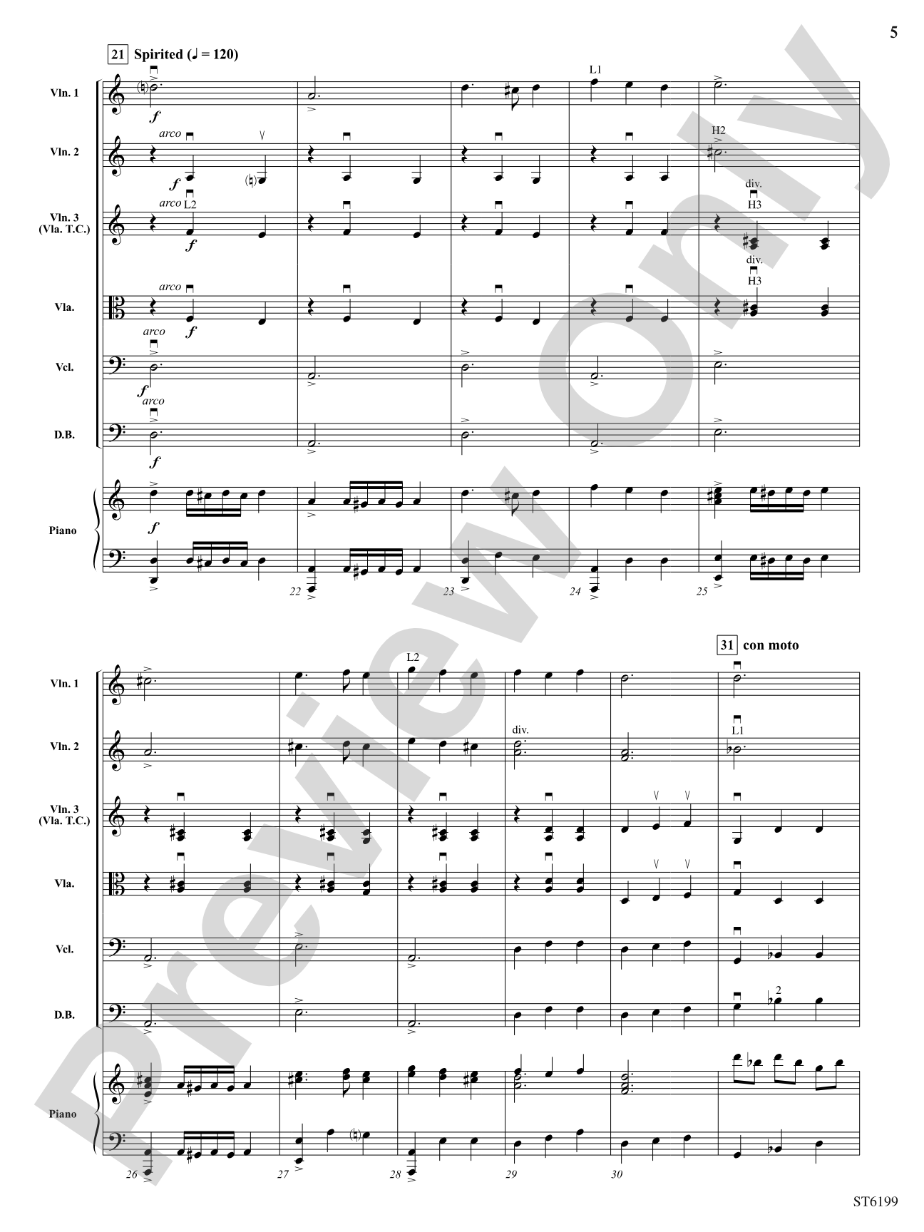 The Haunted Carousel: String Orchestra Conductor Score & Parts