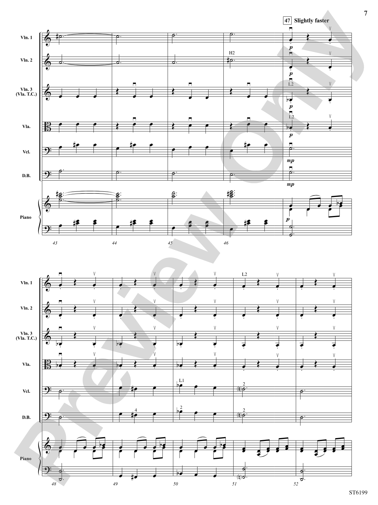The Haunted Carousel: String Orchestra Conductor Score & Parts