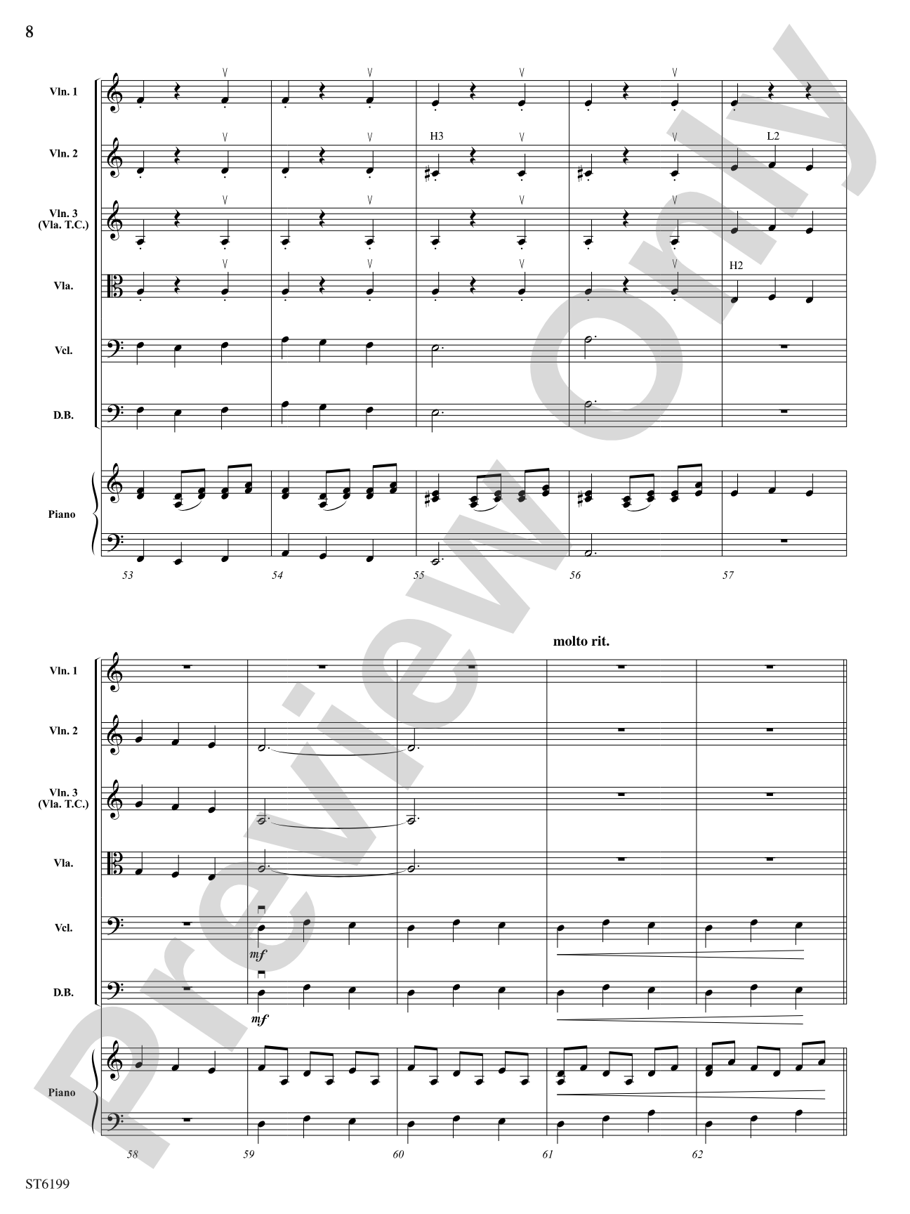 The Haunted Carousel: String Orchestra Conductor Score & Parts
