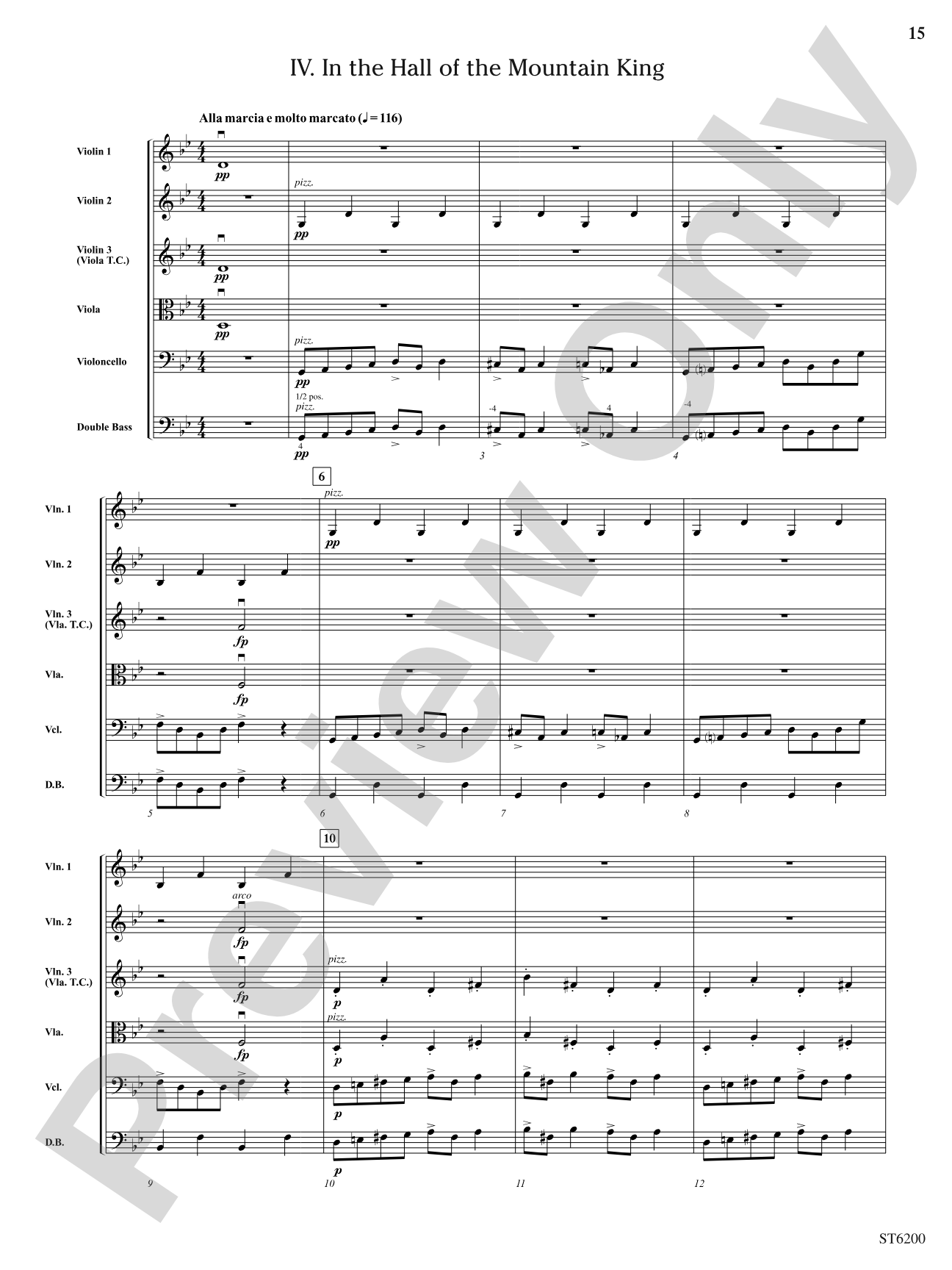 Peer Gynt Suite No. 1, Op. 46: Score