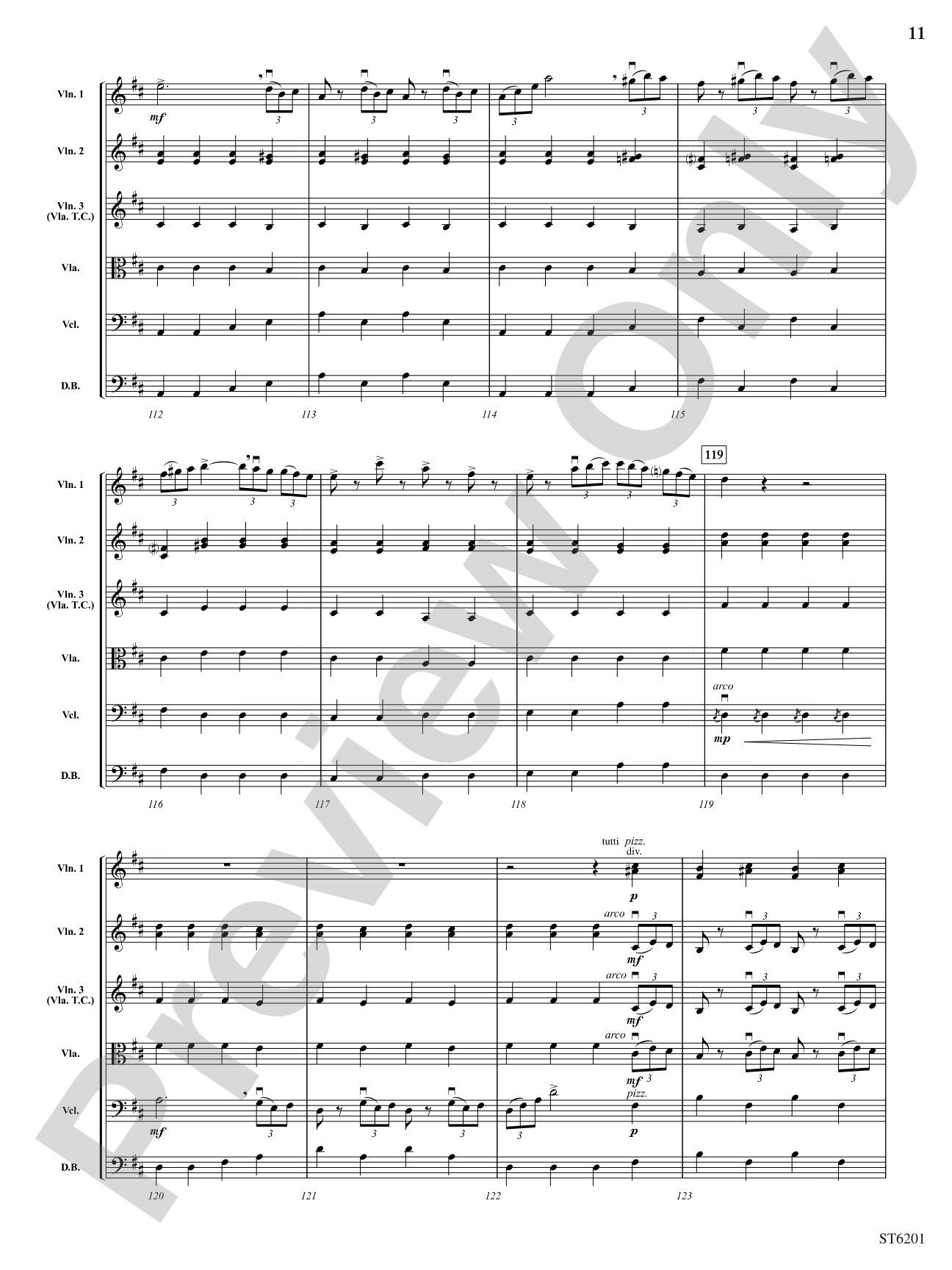 Overture to Semiramide: Score